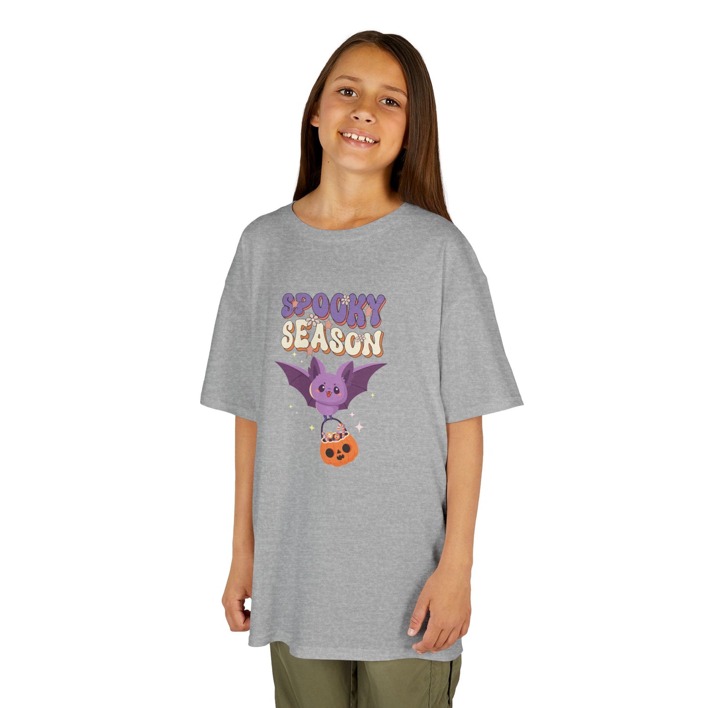 Spooky Season Bat Kids Halloween T-Shirt