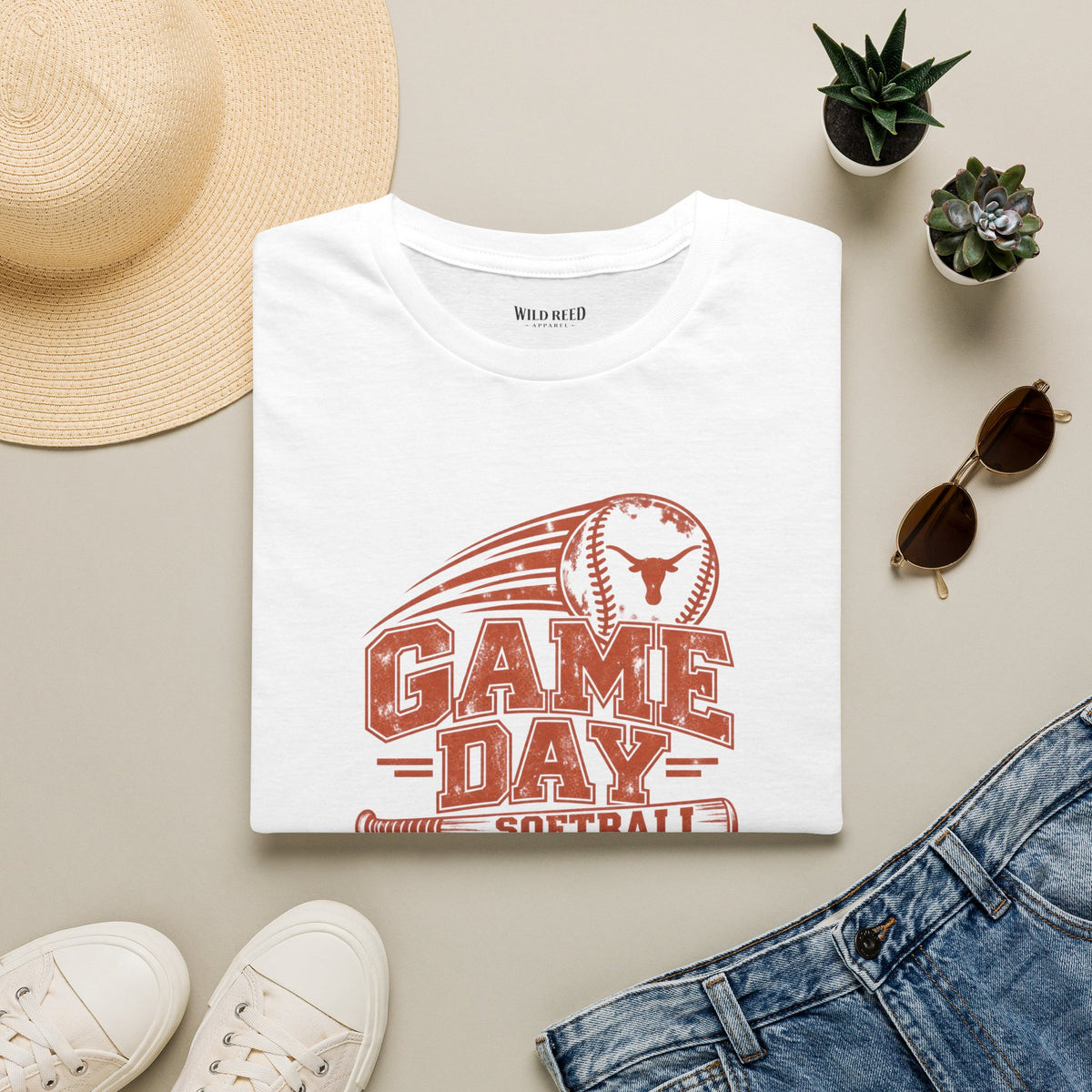 Texas Softball Game Day Softball T-Shirt
