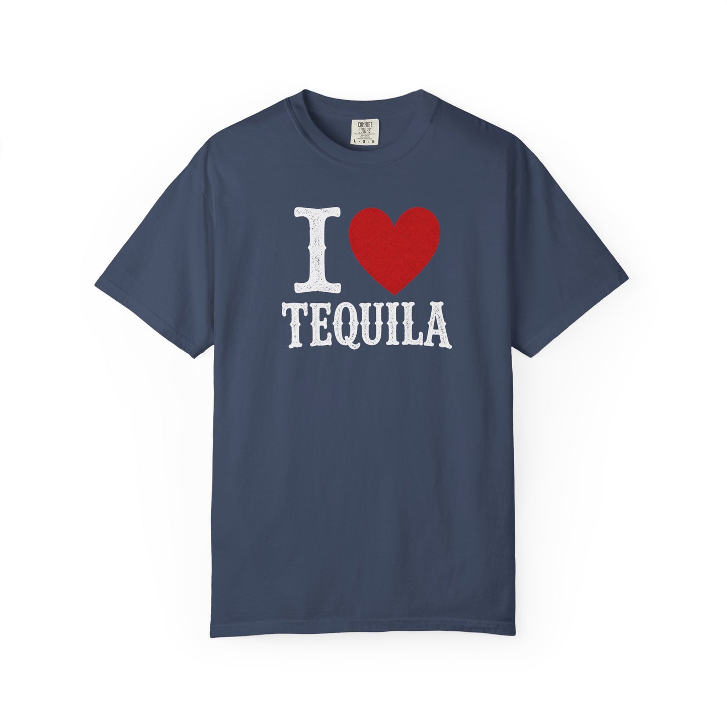 I Heart Tequila Shirt, Tequila Lover Tee, Funny Drinking Shirt, Country Concert Tee, Vintage Washed Graphic Tee, Girls Trip Shirt