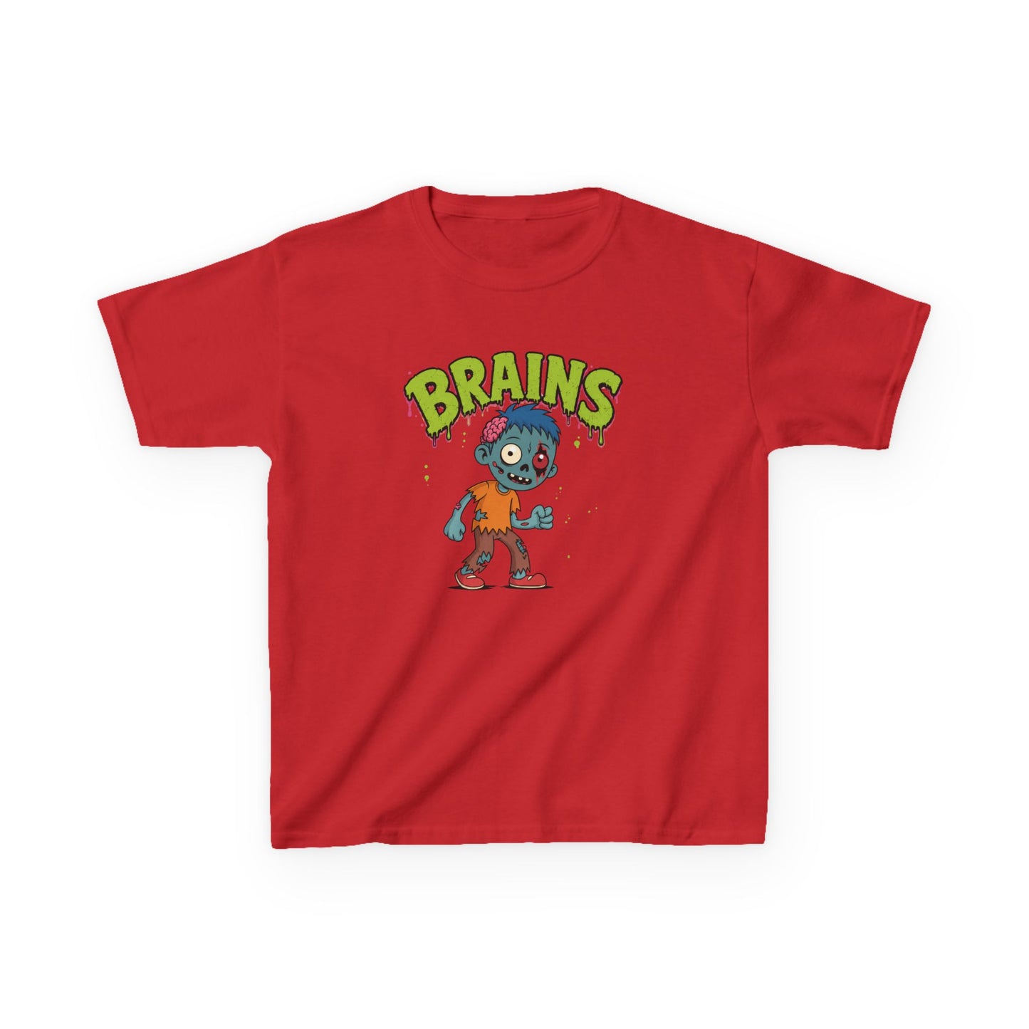 Brains Zombie Kids Halloween T-Shirt