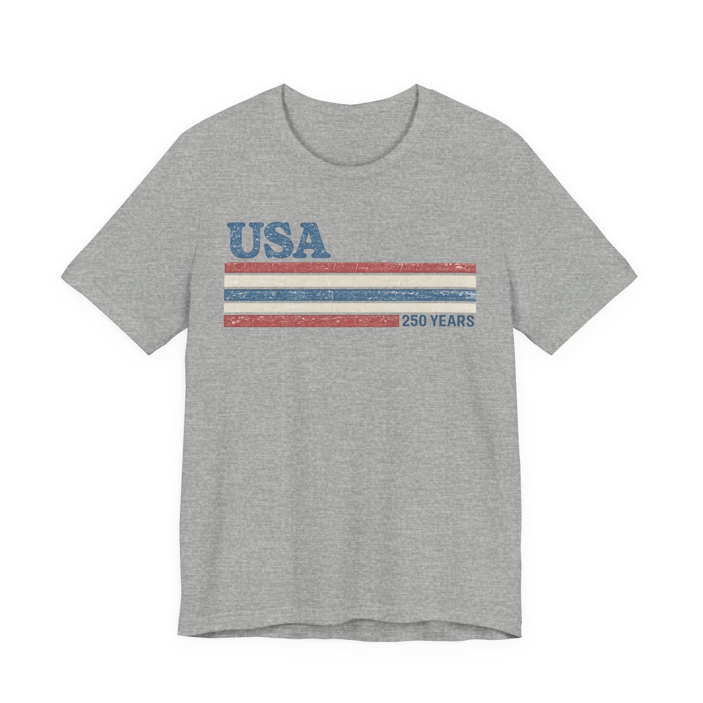 USA 250 Years Vintage Patriotic Tee