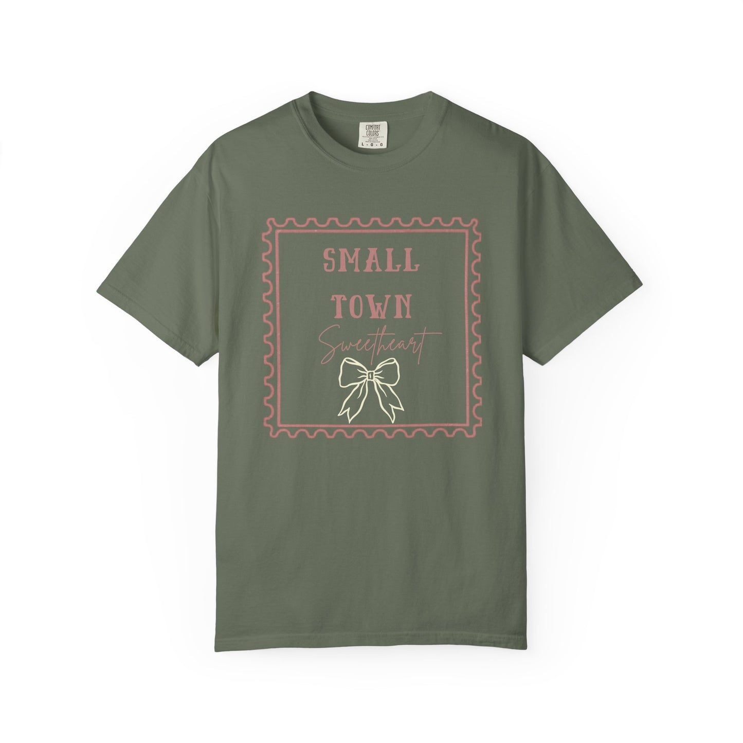 Small Town Sweetheart Shirt | Western Bow Graphic Tee | Country Girl Shirt | Cute Southern Tee | Comfort Colors Shirt | Wild Reed Apparel