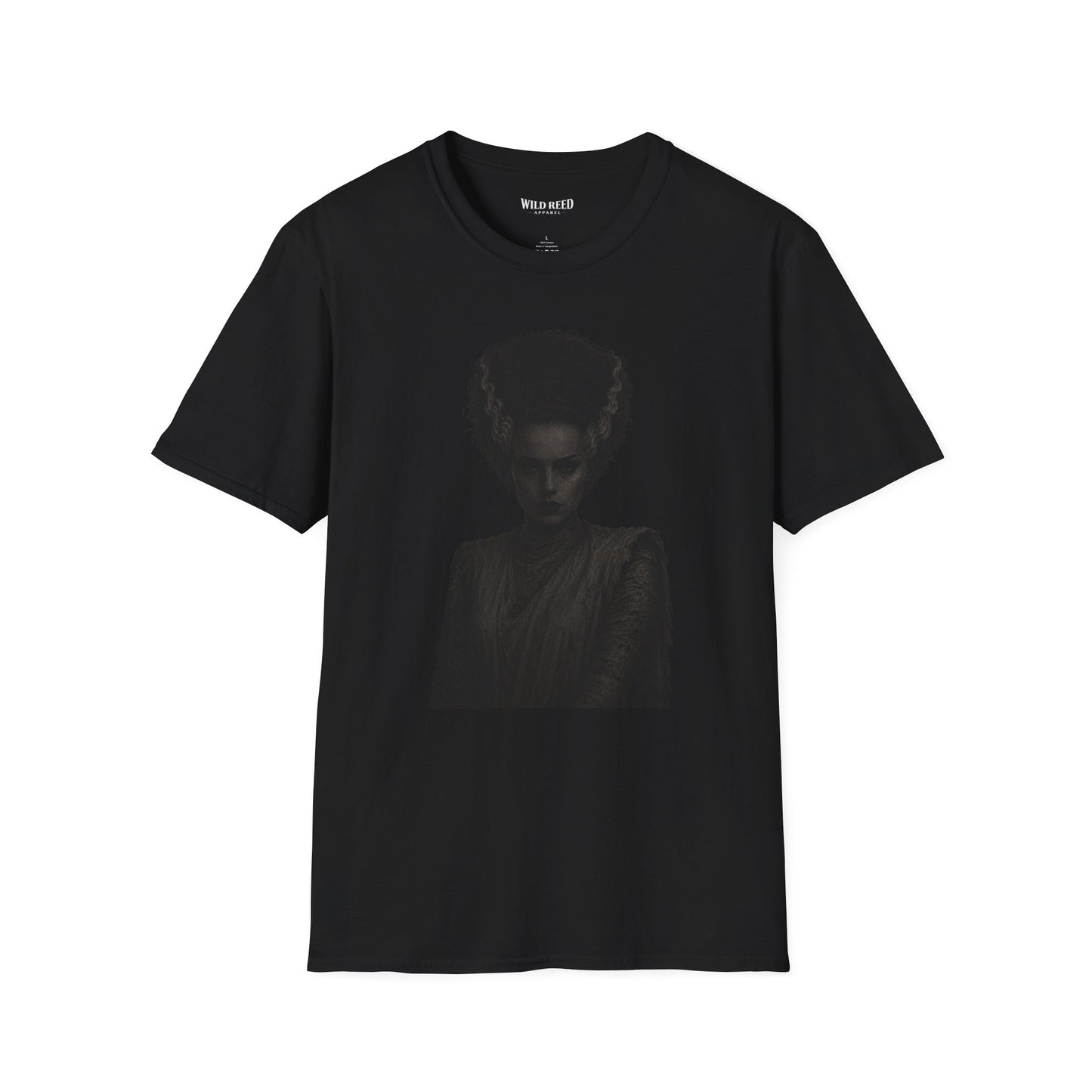 Gothic Bride Stealth Black-on-Black Graphic Tee