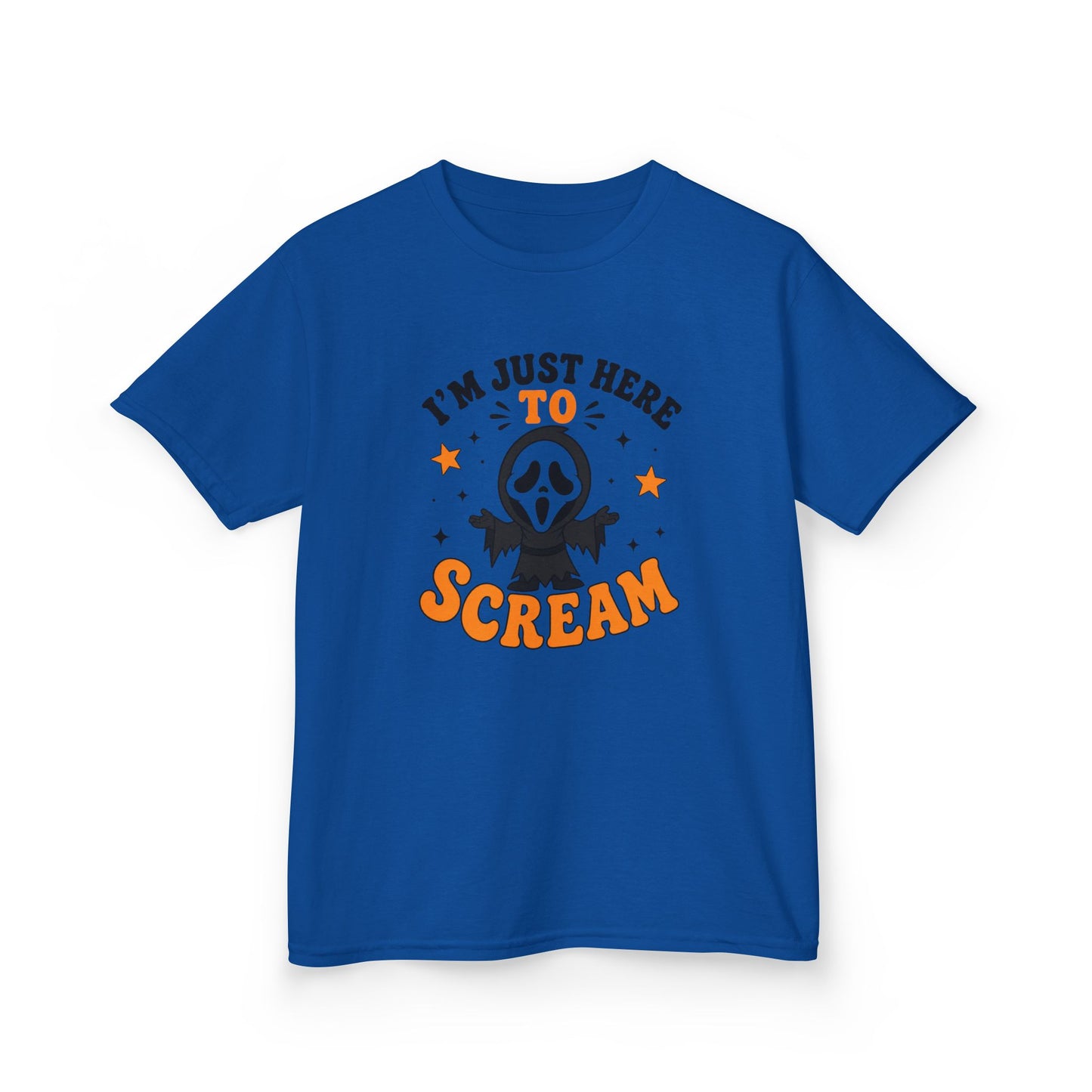 I'm Just Here to Scream Kids Shirt