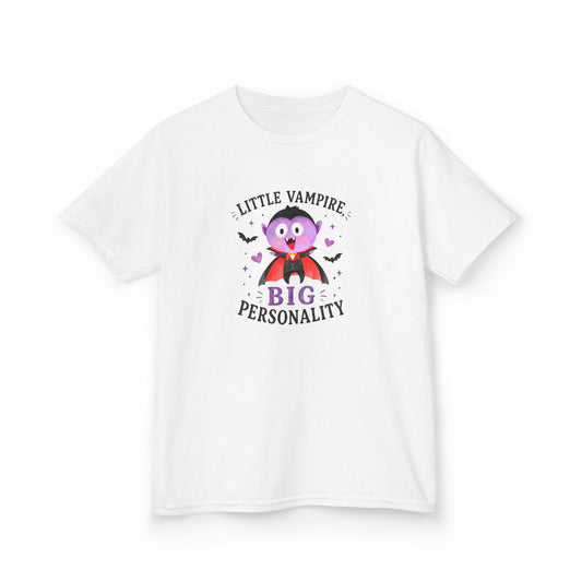 Little Vampire Big Personality Kids Halloween T-Shirt