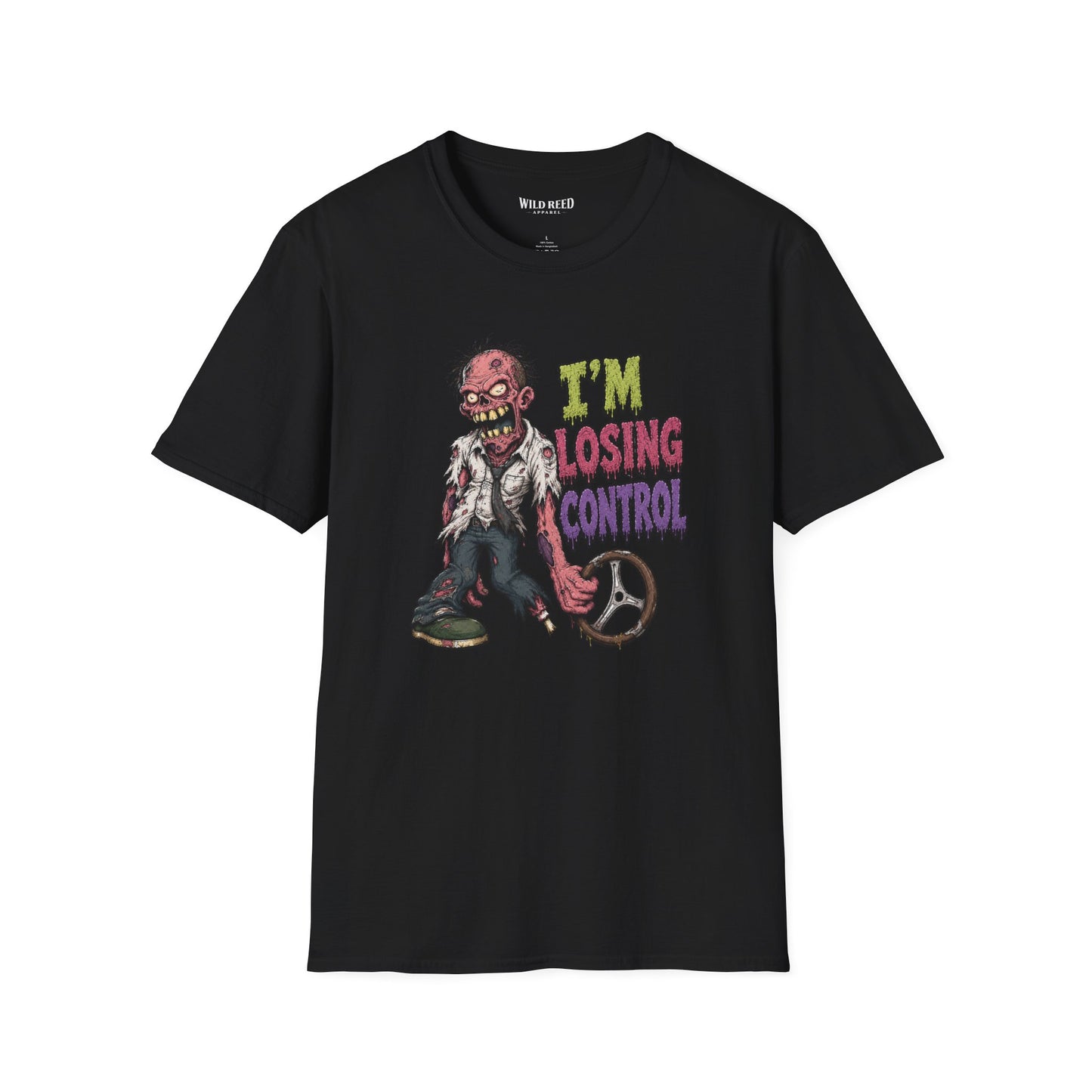 I’m Losing Control Funny Zombie Graphic Tee