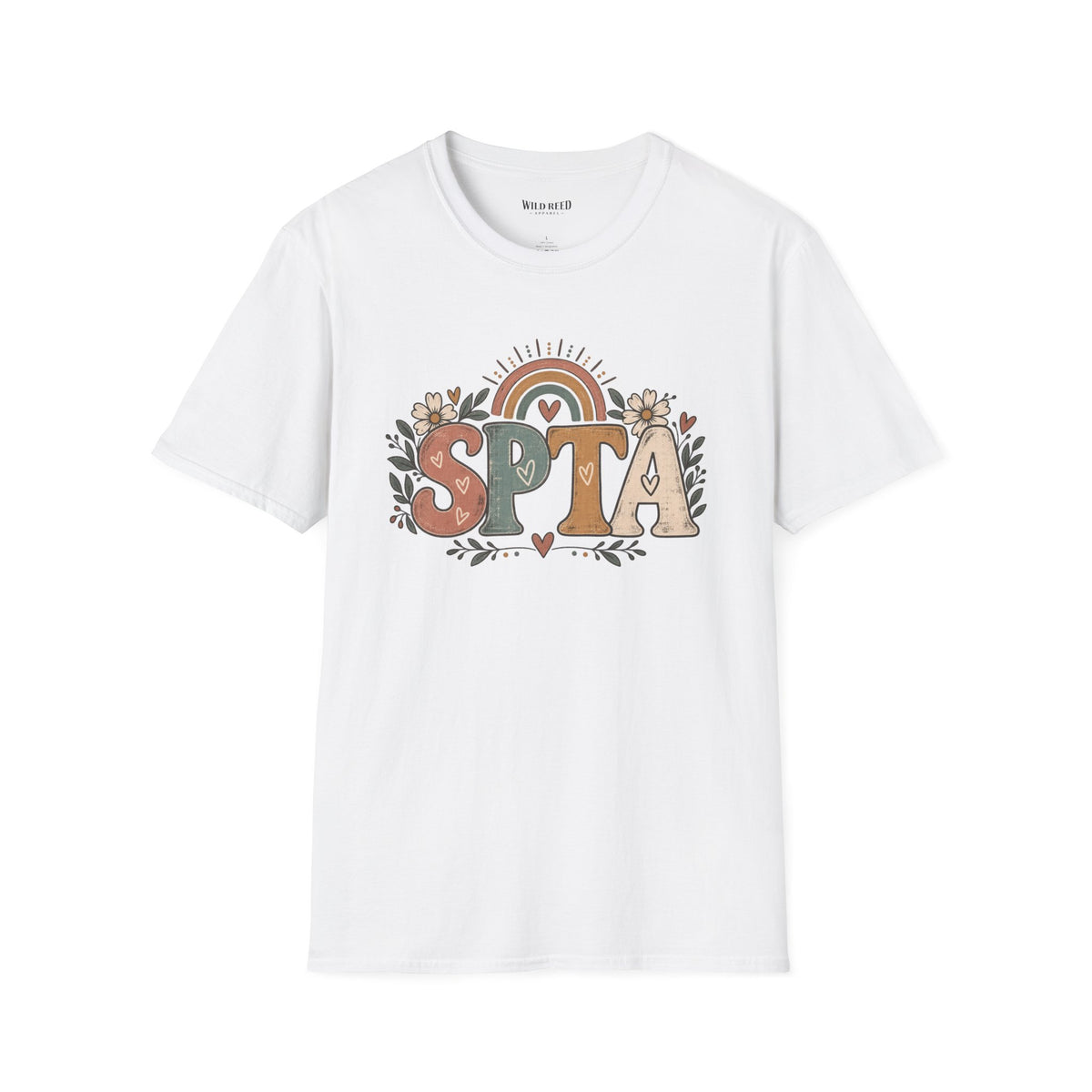 SPTA Boho Graphic Tee | School Support Staff Shirt