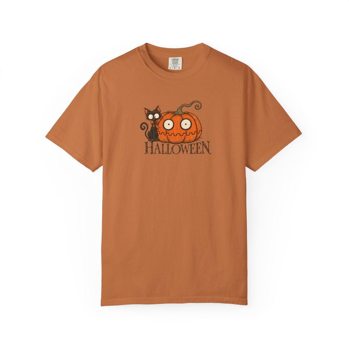 Vintage Halloween Pumpkin Graphic Tee | Comfort Colors 1717 Fall Shirt
