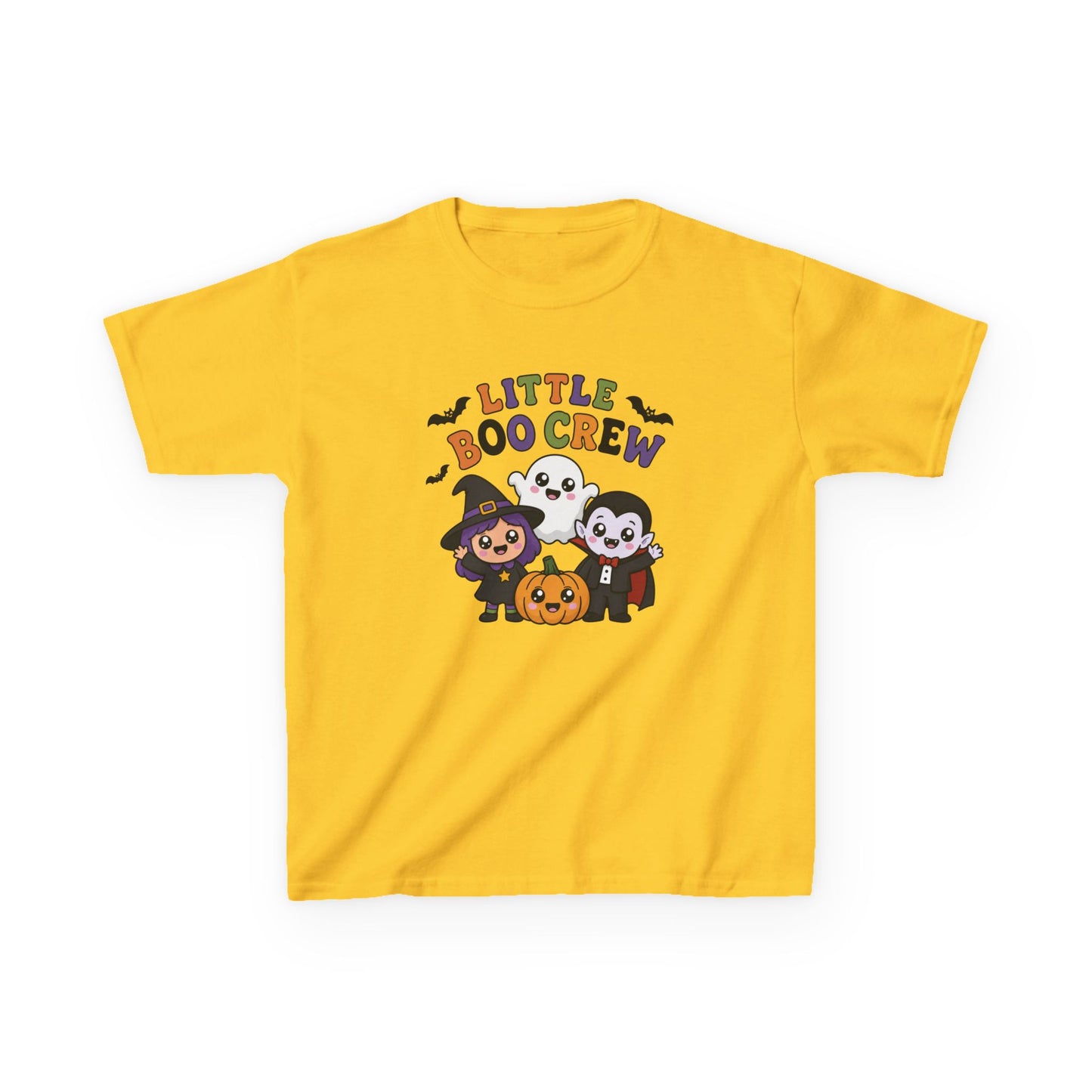 Little Boo Crew Kids T-Shirt | Cute Halloween Friends Youth Graphic Tee for Boys & Girls