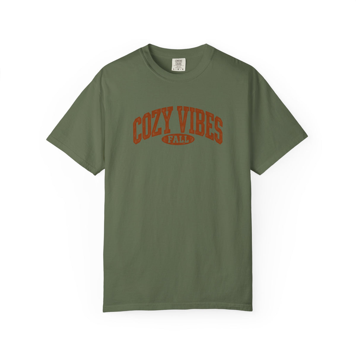 Cozy Vibes Fall Graphic Tee | Vintage Collegiate Comfort Colors 1717 T-Shirt