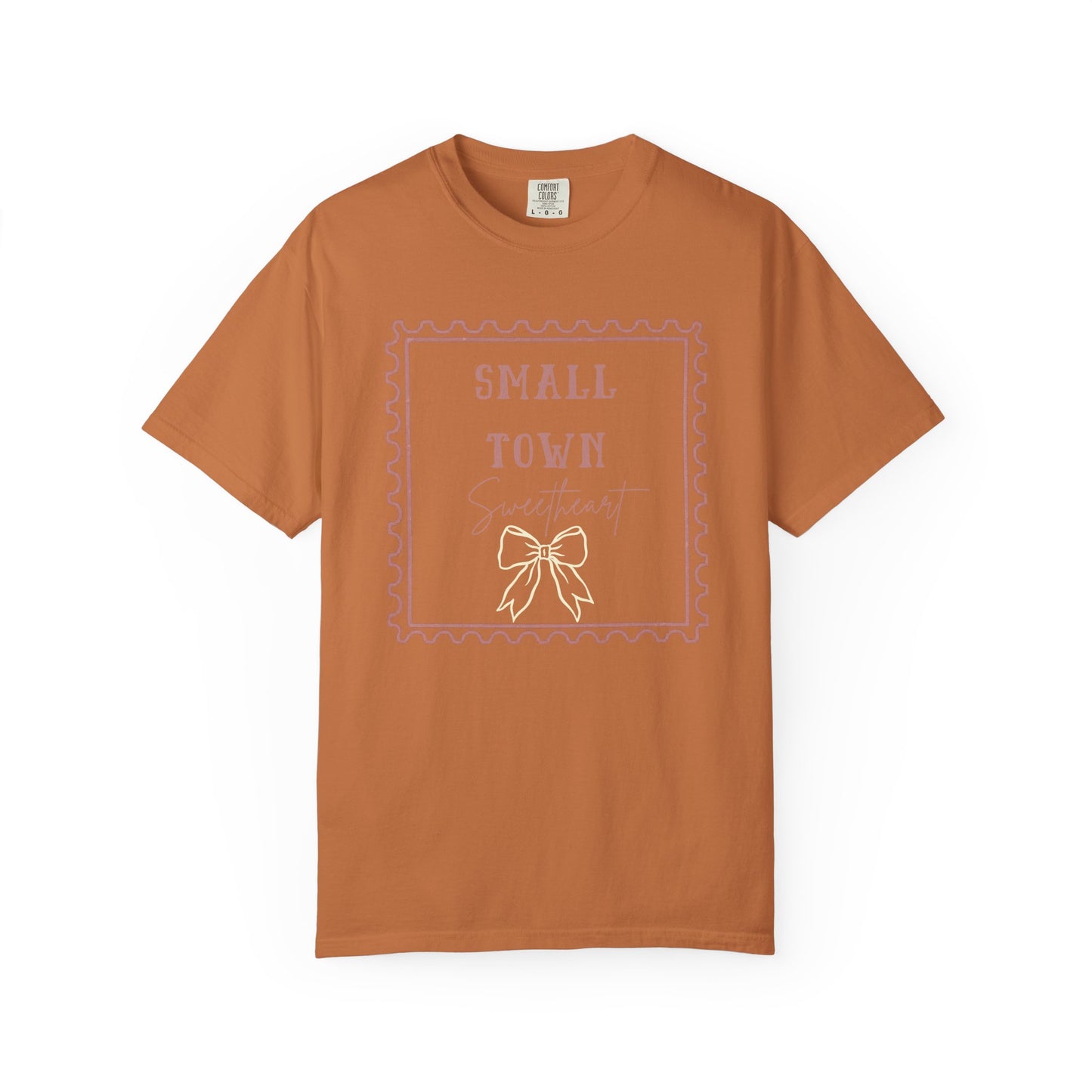 Small Town Sweetheart Shirt | Western Bow Graphic Tee | Country Girl Shirt | Cute Southern Tee | Comfort Colors Shirt | Wild Reed Apparel