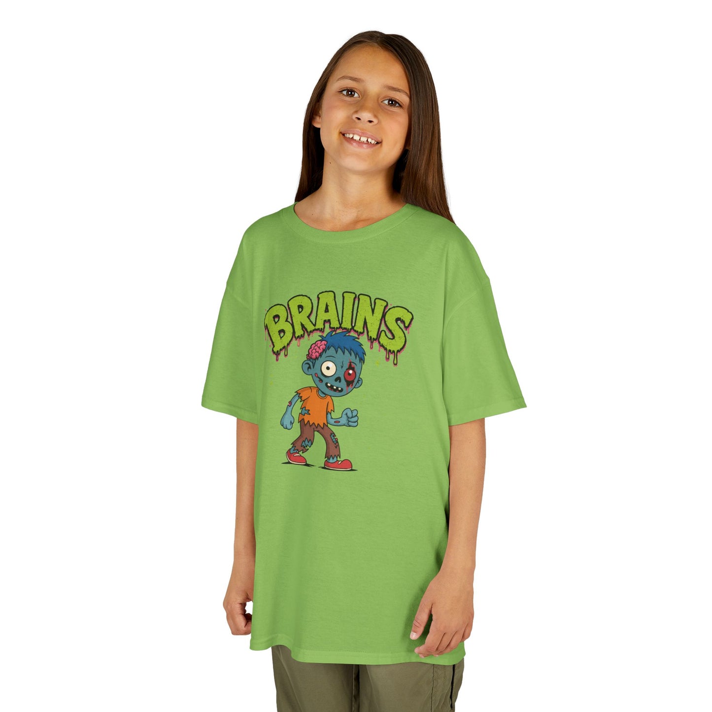 Brains Zombie Kids Halloween T-Shirt