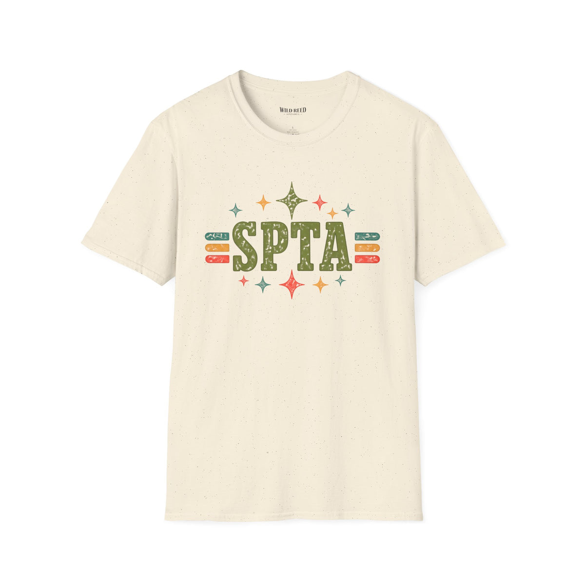 SPTA Retro Collegiate Graphic Tee | School Support Staff Shirt