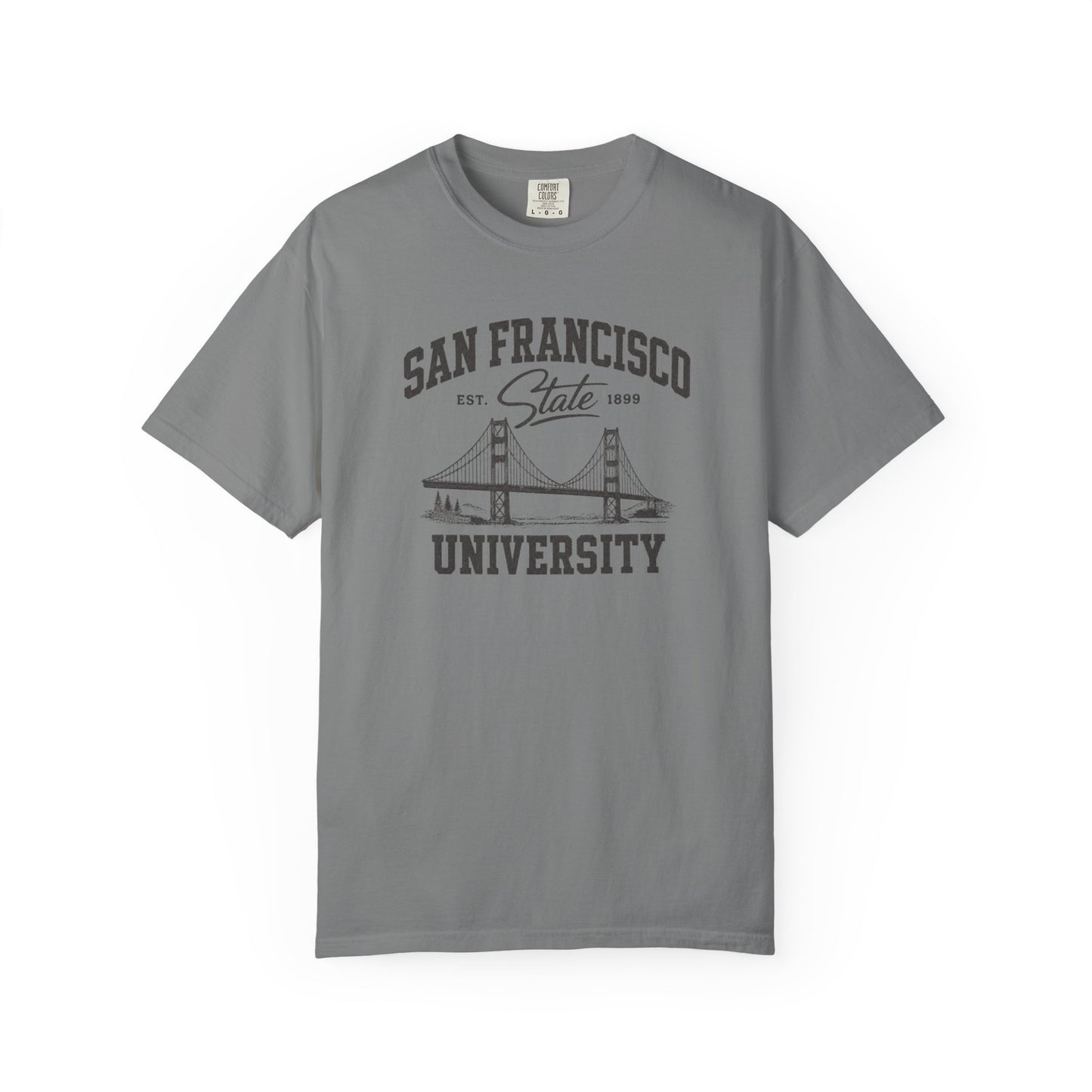 San Francisco State University Vintage Bridge Tee | Collegiate Graphic Shirt