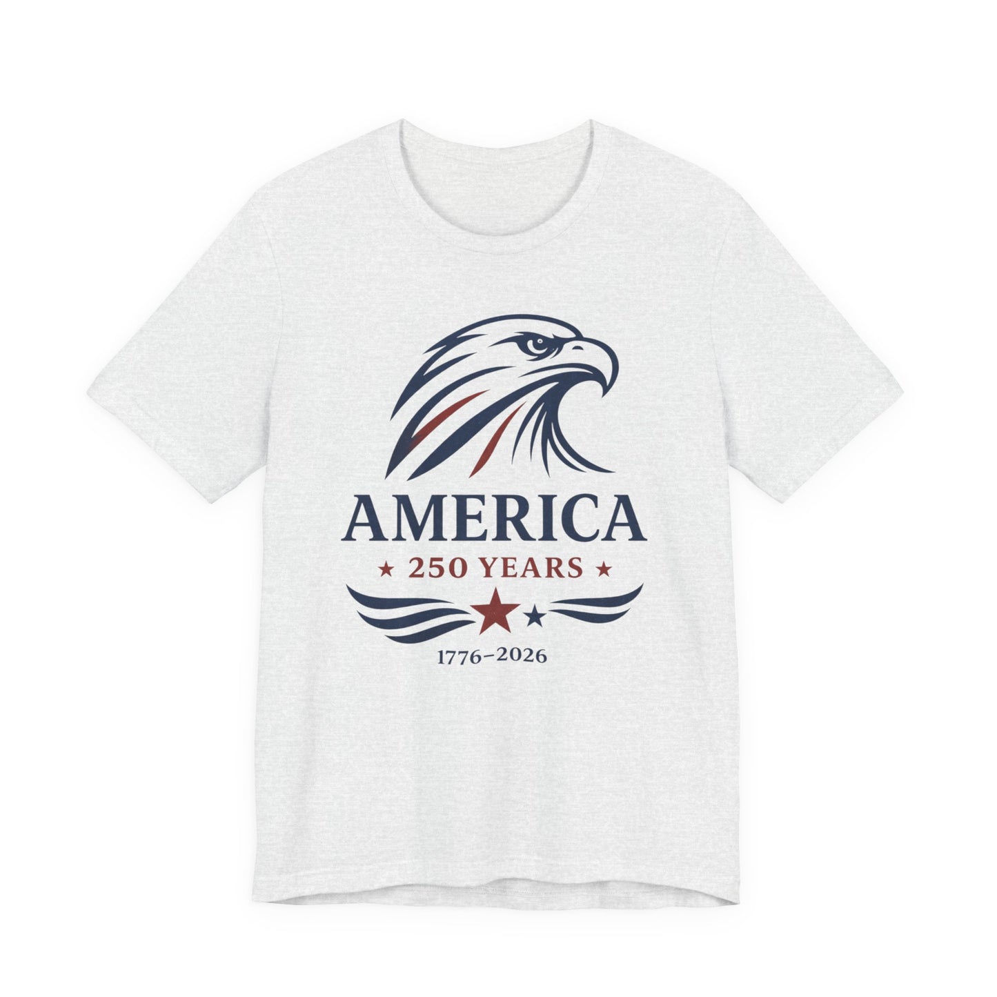 America 250 Years Eagle Graphic Tee • 1776–2026 Patriotic Shirt • Vintage USA Independence T-Shirt • Wild Reed Apparel