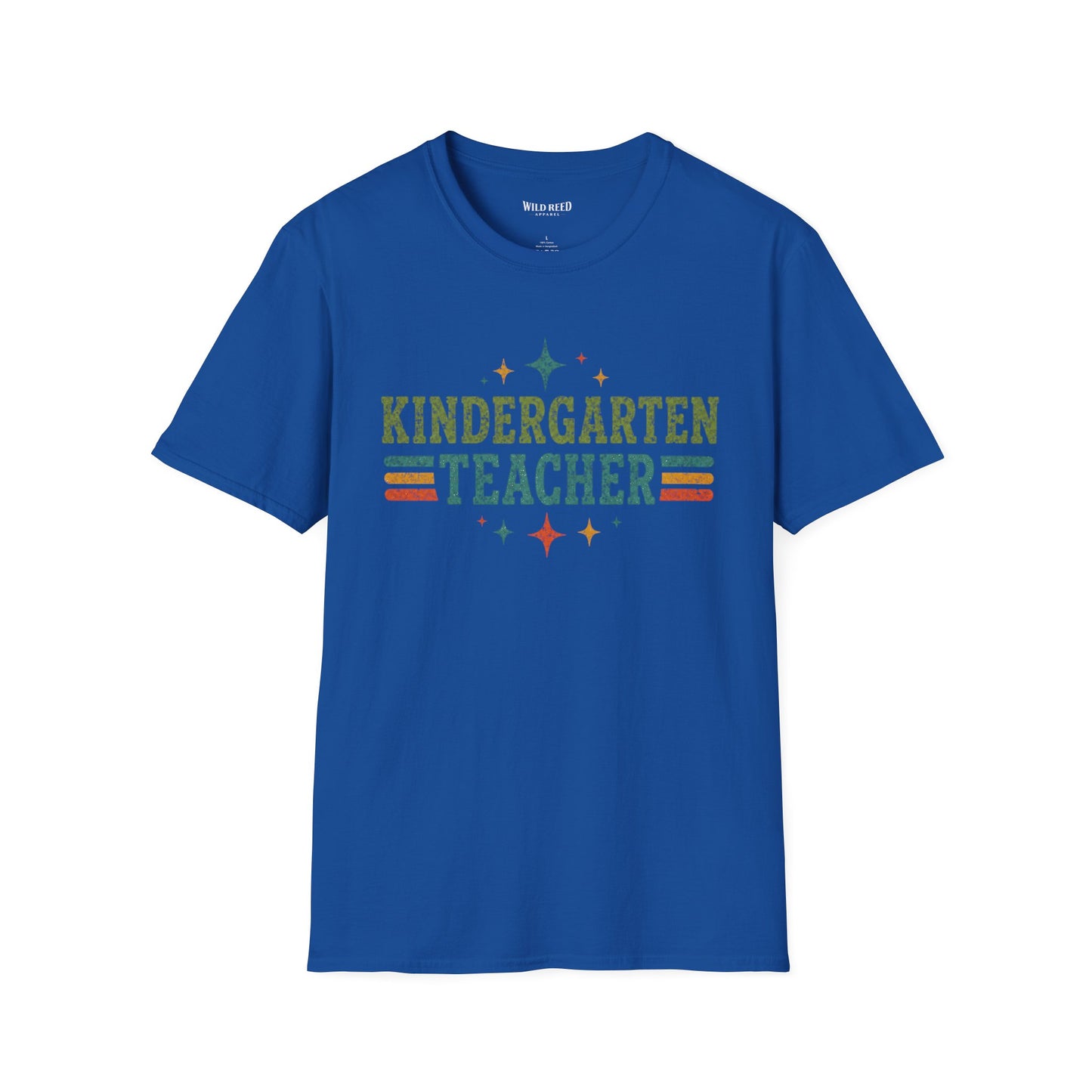 Kindergarten Teacher Shirt | Back to School Teacher Tee | Retro Grade Level Graphic T-Shirt