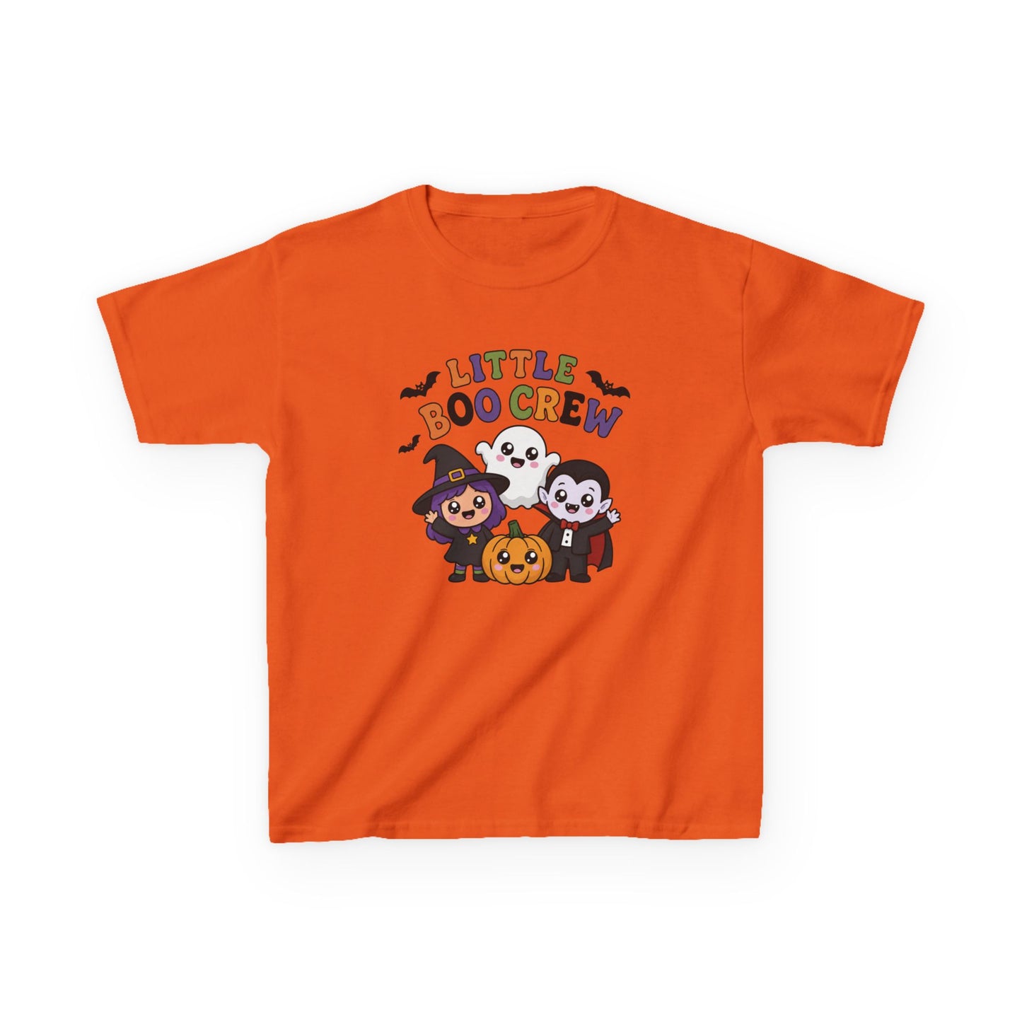Little Boo Crew Kids T-Shirt | Cute Halloween Friends Youth Graphic Tee for Boys & Girls