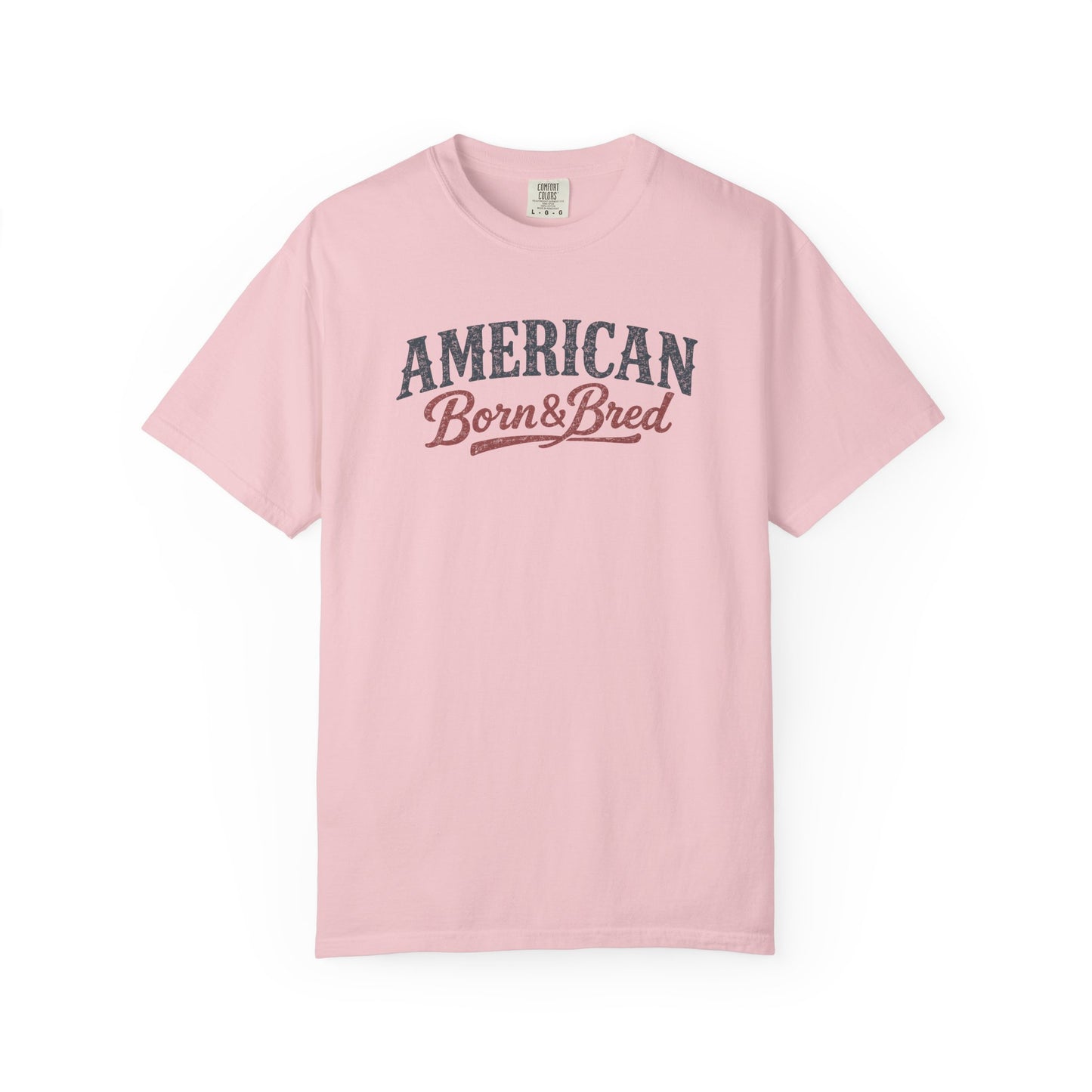 American Born & Bred Shirt, Patriotic Graphic Tee, Vintage Americana Shirt, Country Western Tee, USA Graphic Shirt