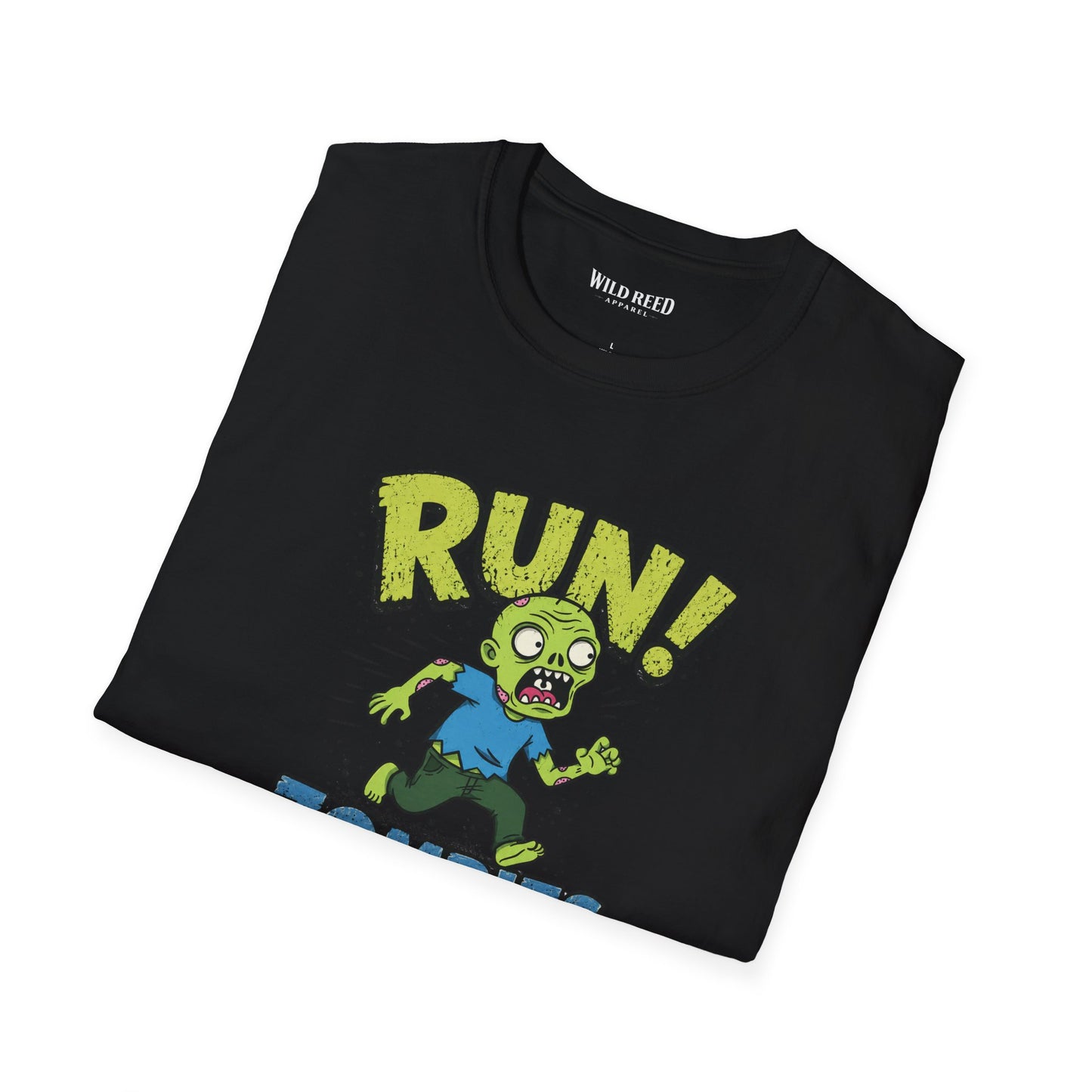 Run! Zombies Are Coming Funny Zombie Graphic Tee