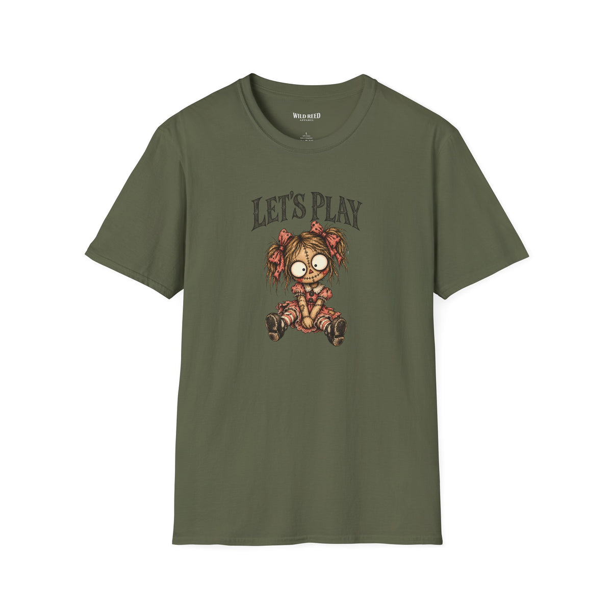 Let’s Play Creepy Doll Halloween T-Shirt