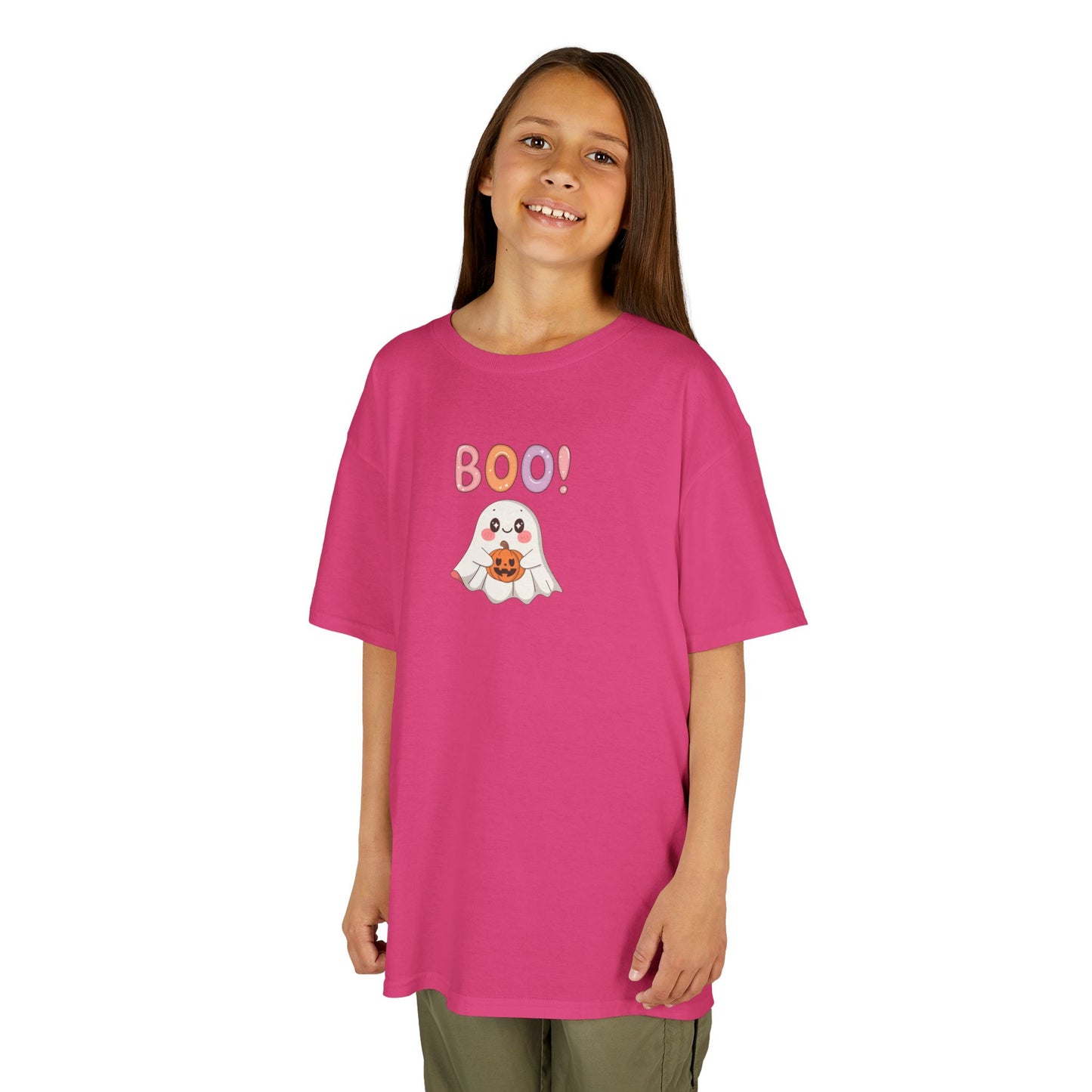 BOO Ghost Kids Halloween T-Shirt