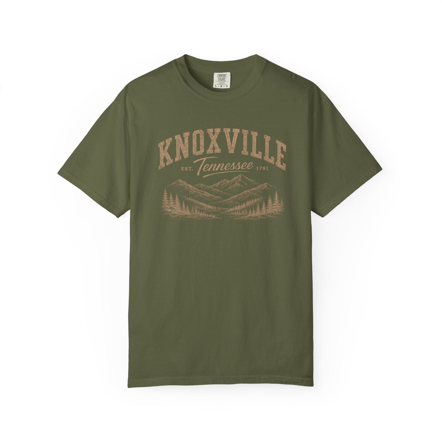 Knoxville Tennessee Smoky Mountains Vintage Graphic Tee