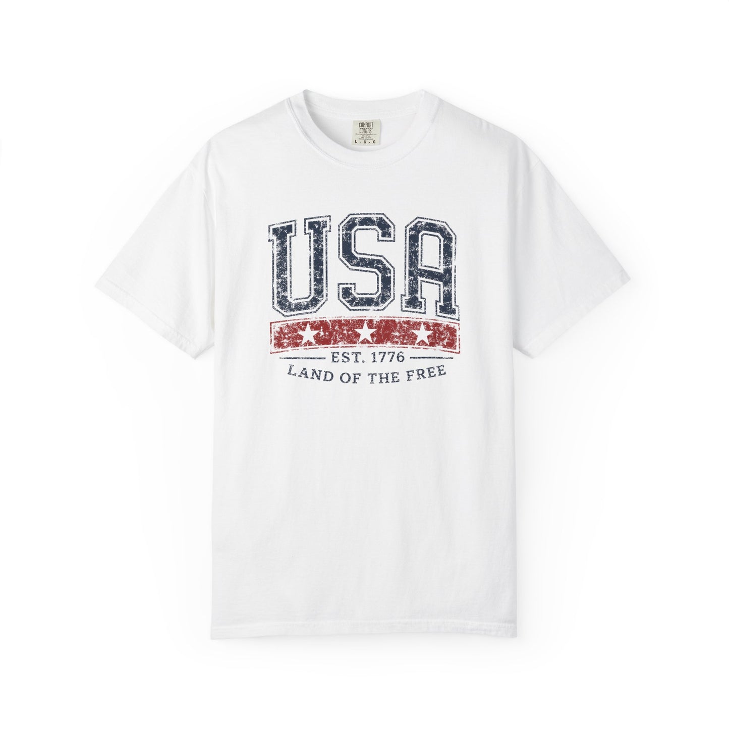 USA Est. 1776 Patriotic Graphic Tee | Vintage Americana Shirt