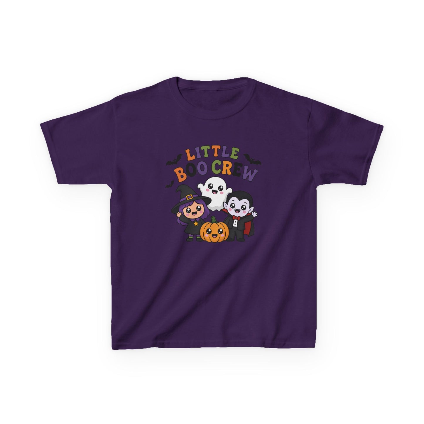 Little Boo Crew Kids T-Shirt | Cute Halloween Friends Youth Graphic Tee for Boys & Girls
