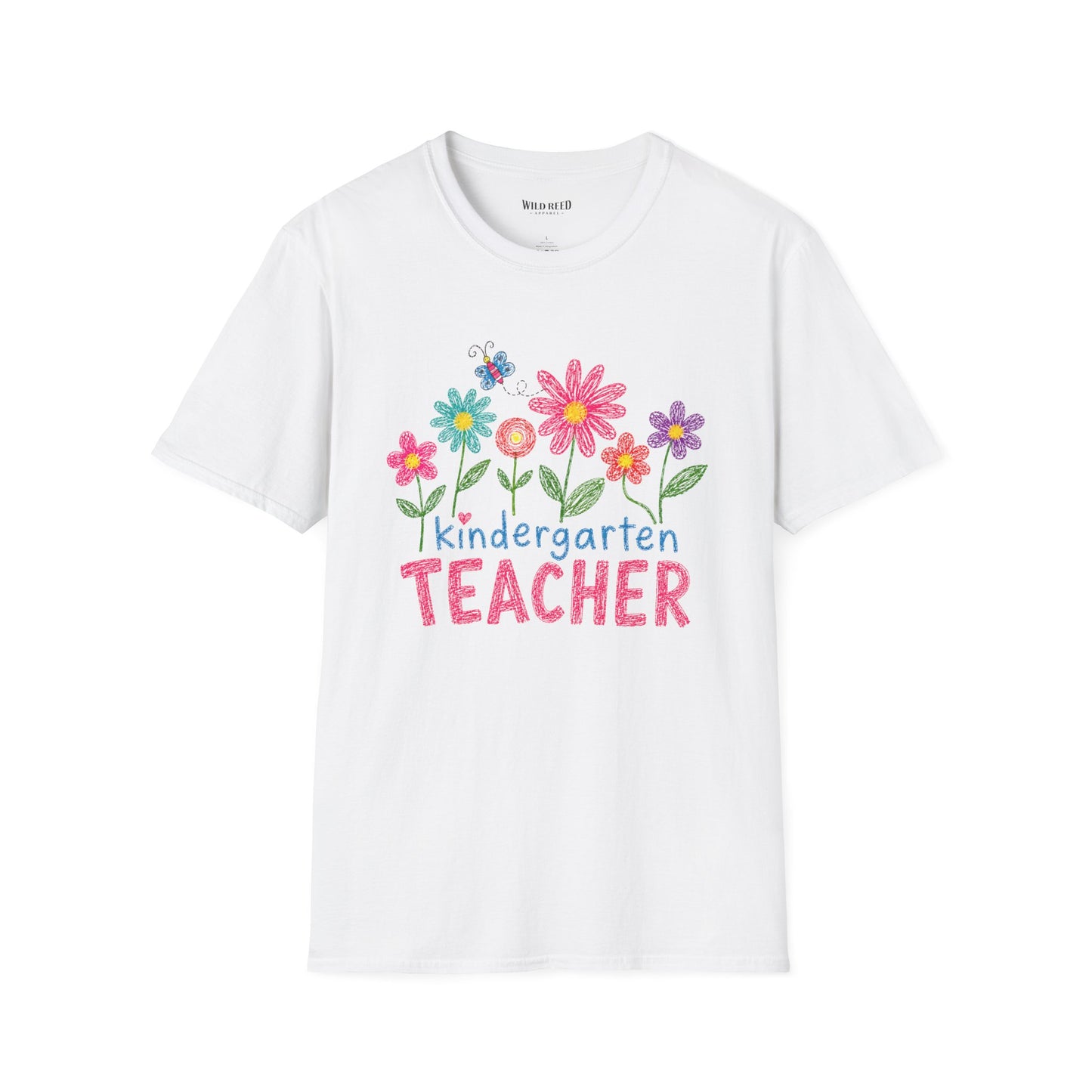 Kindergarten Teacher Shirt | Back to School Teacher Tee | Retro Grade Level Graphic T-Shirt