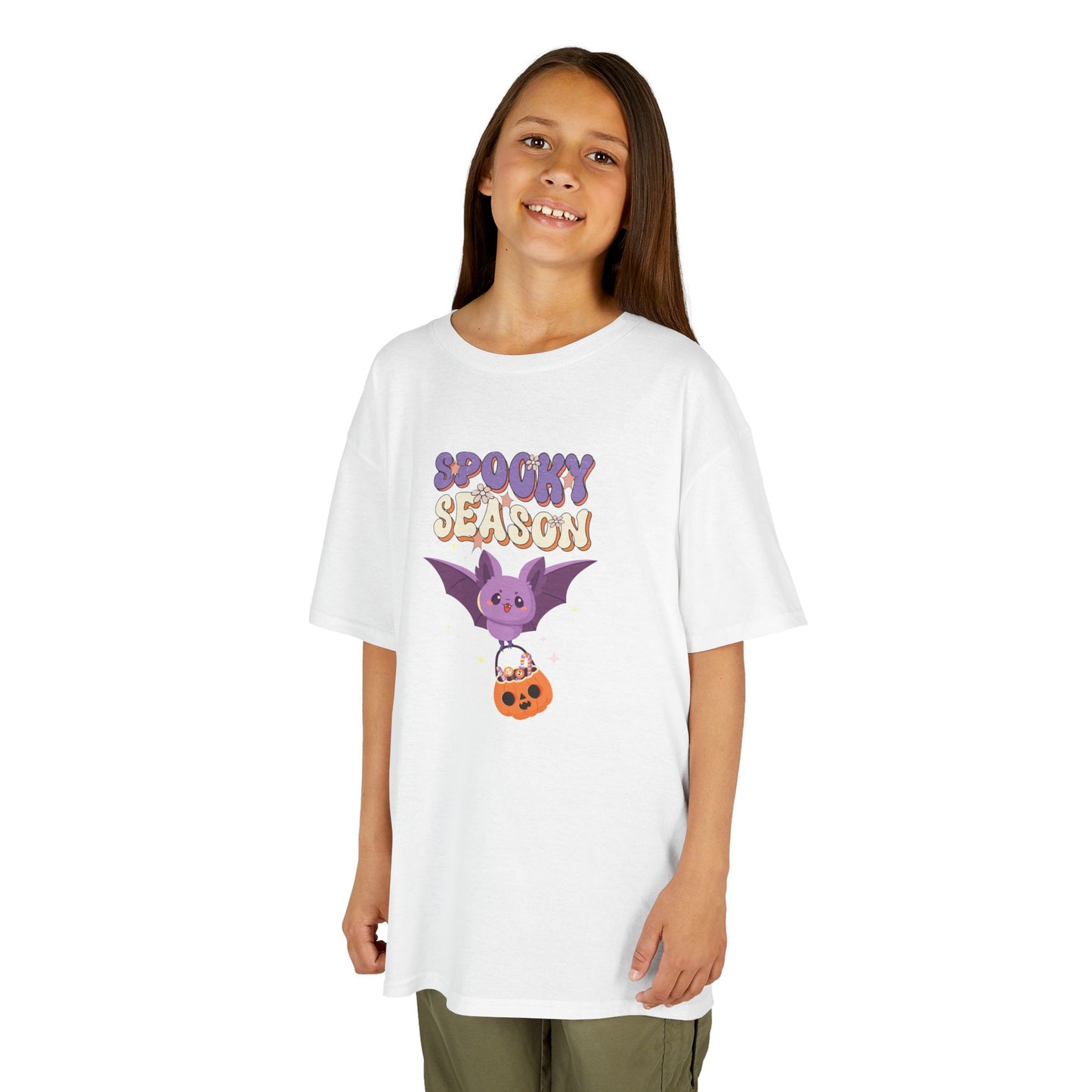 Spooky Season Bat Kids Halloween T-Shirt