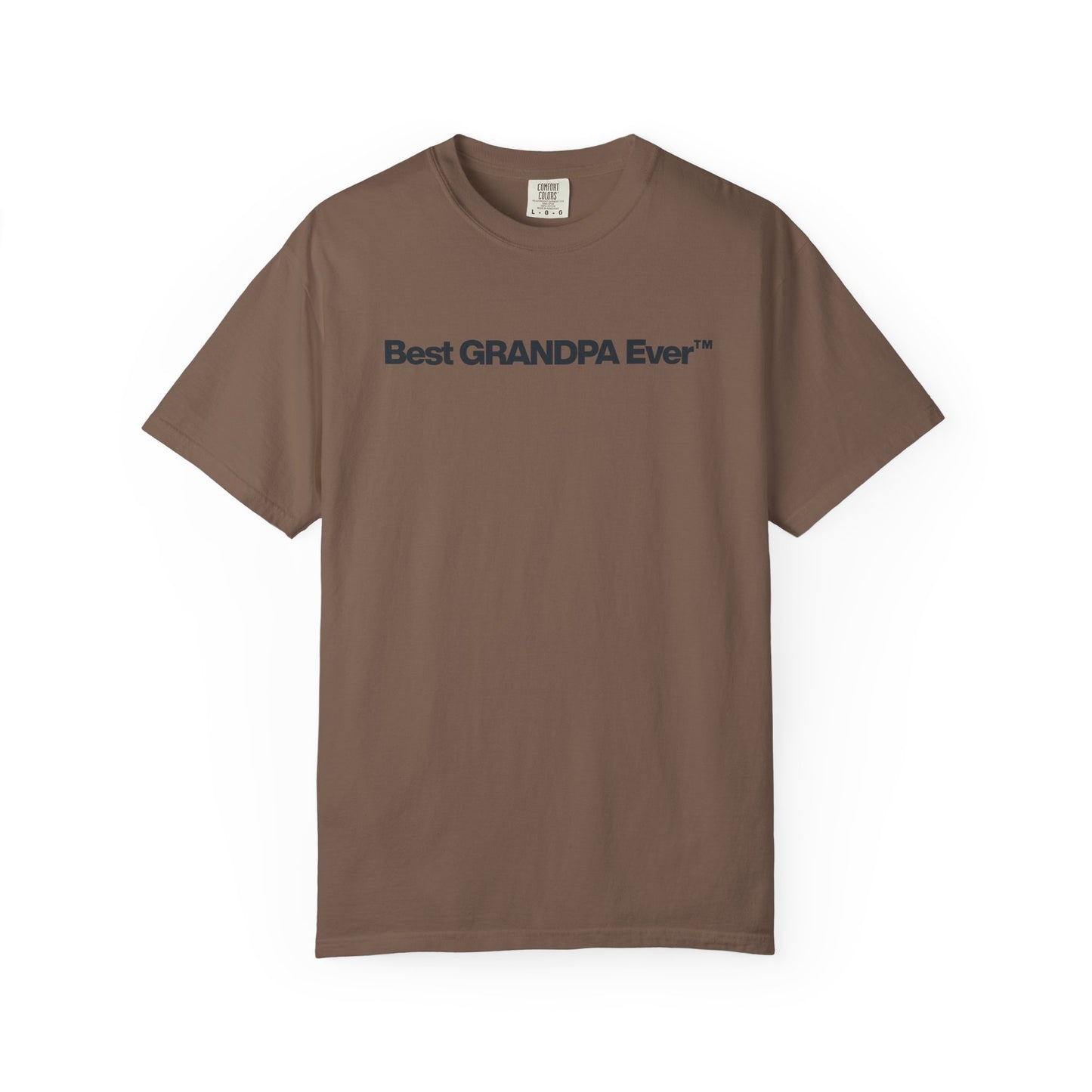 Best Grandpa Ever™ Shirt, Minimalist Grandpa Graphic Tee, Father’s Day Gift for Grandpa, Vintage Comfort Colors Shirt