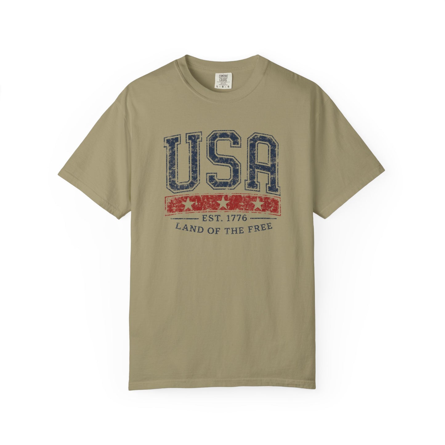 USA Est. 1776 Patriotic Graphic Tee | Vintage Americana Shirt
