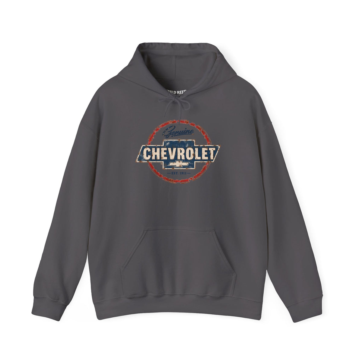 Vintage Genuine Chevrolet Graphic Hoodie | Retro Classic Car Sweatshirt