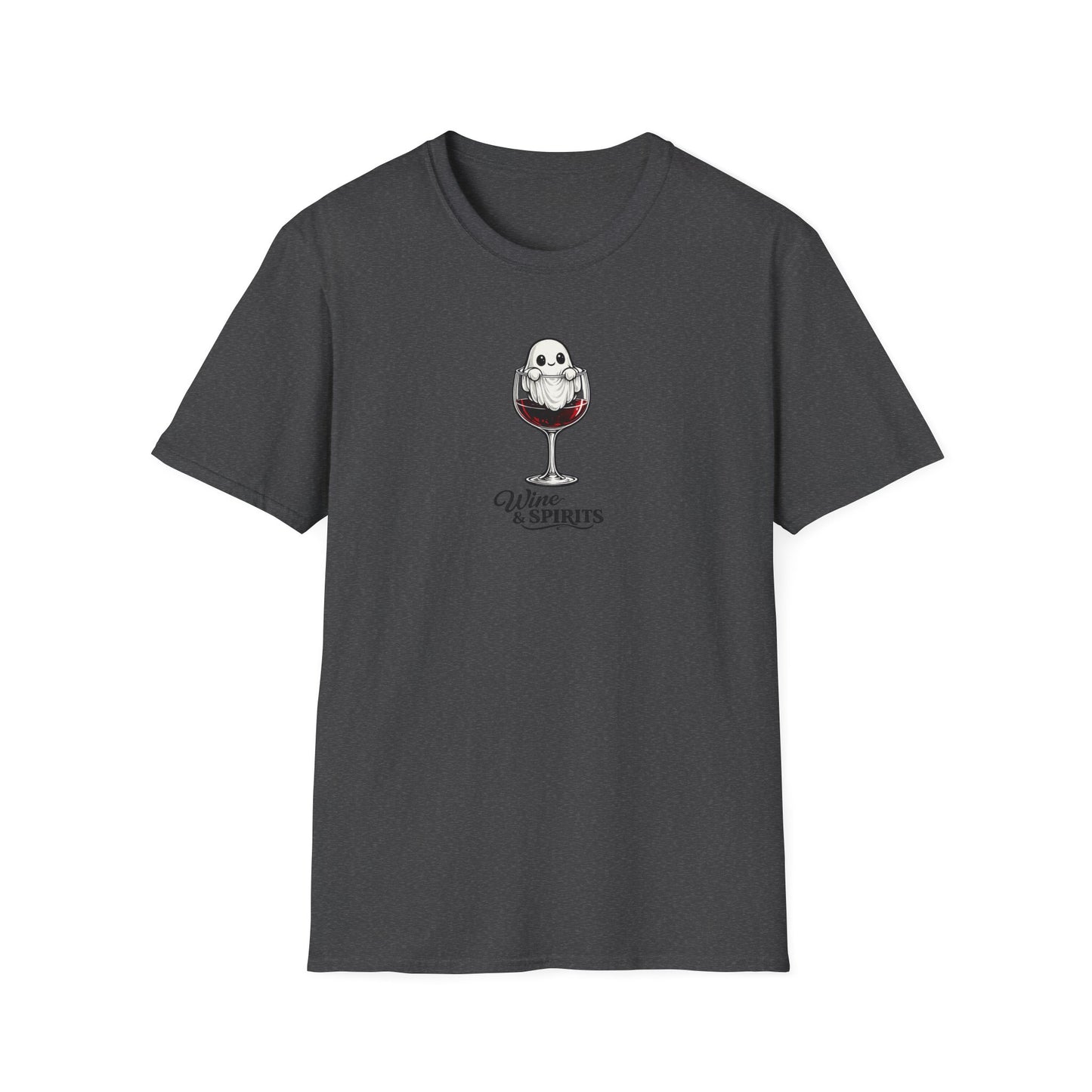 Wine & Spirits Cute Ghost Halloween T-Shirt