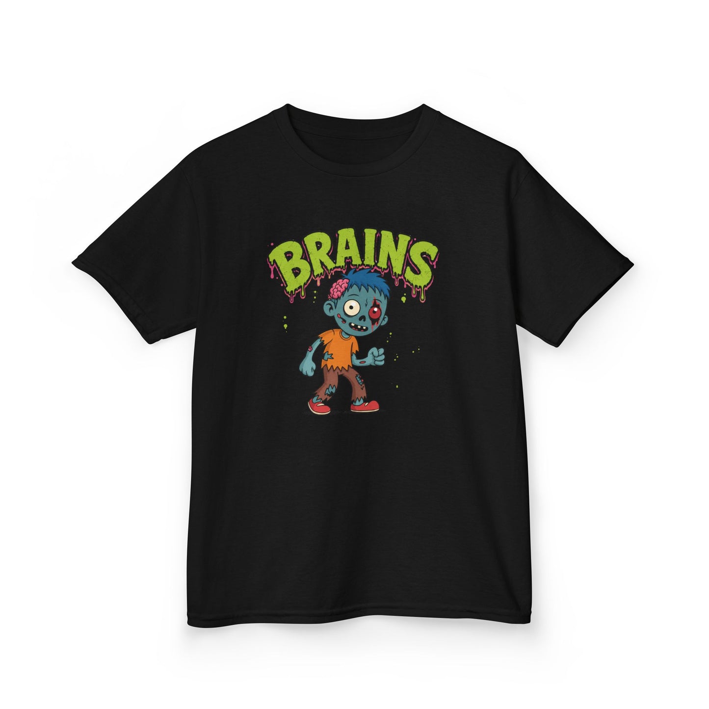 Brains Zombie Kids Halloween T-Shirt