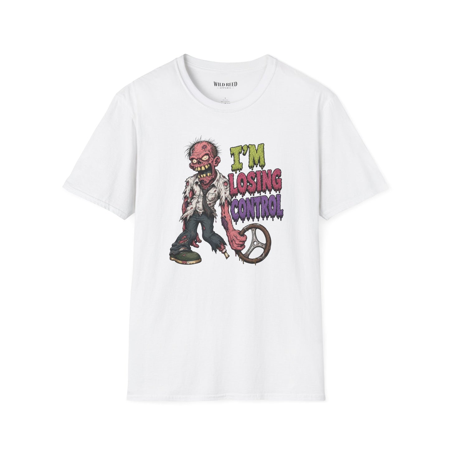 I’m Losing Control Funny Zombie Graphic Tee