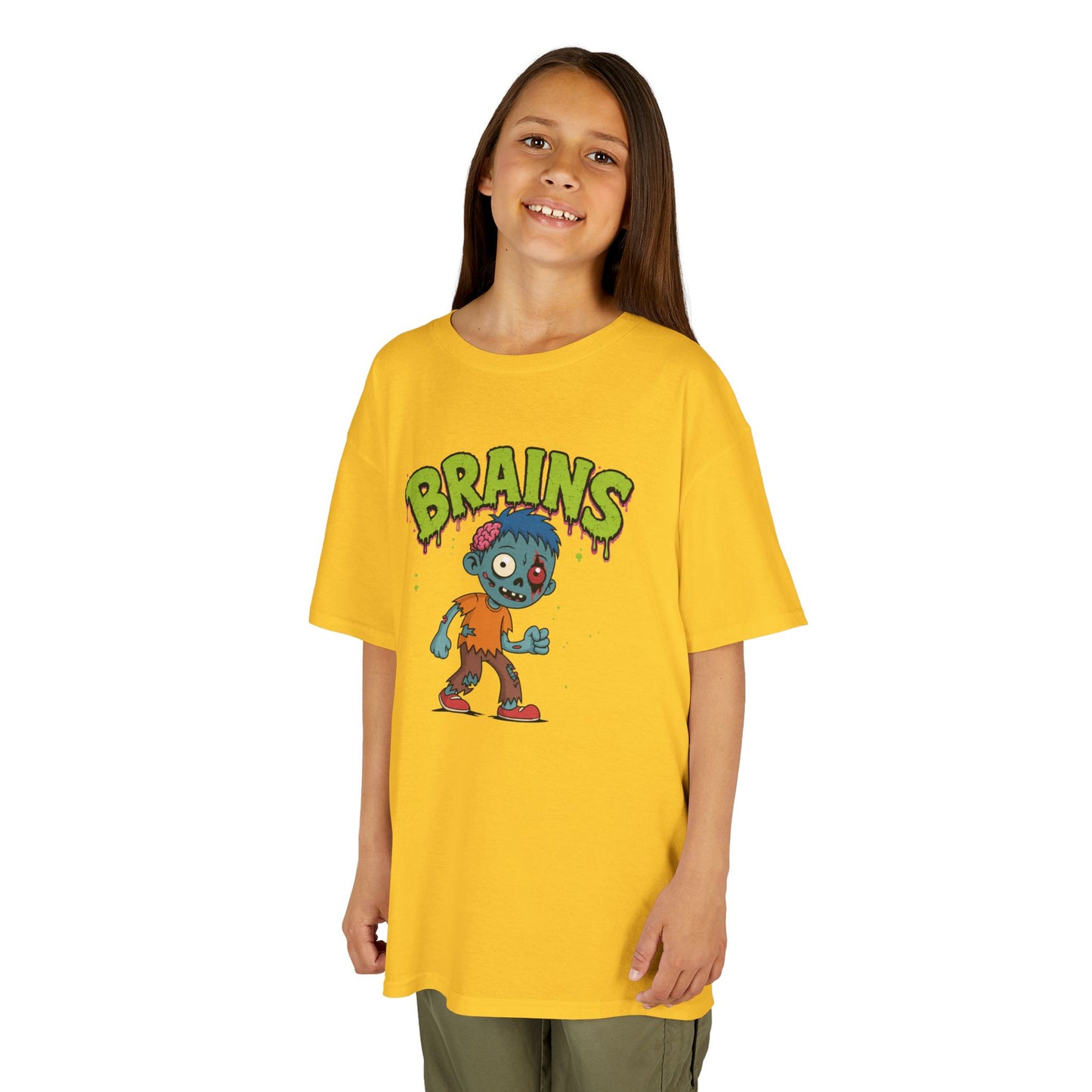 Brains Zombie Kids Halloween T-Shirt