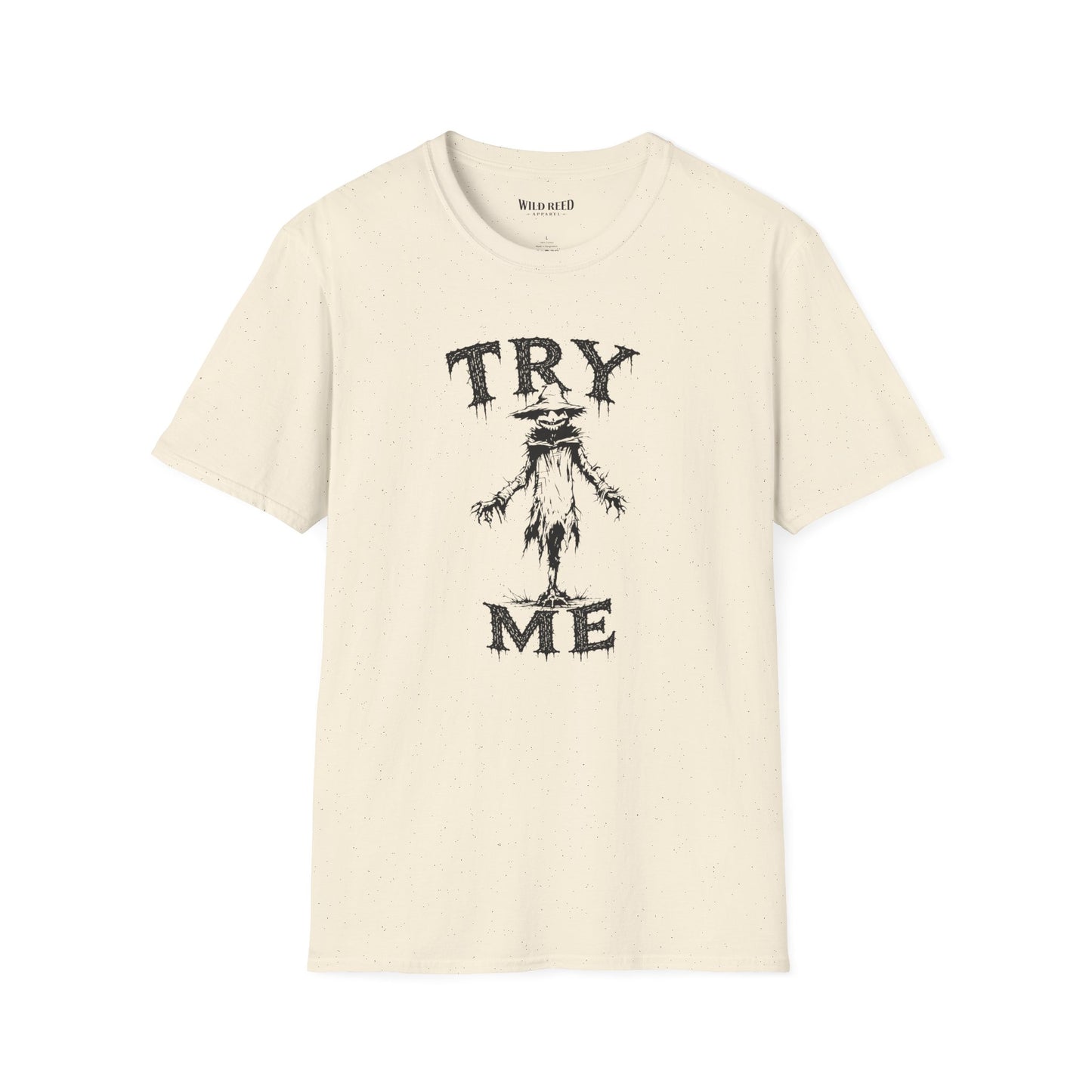 Try Me Creepy Scarecrow Halloween T-Shirt