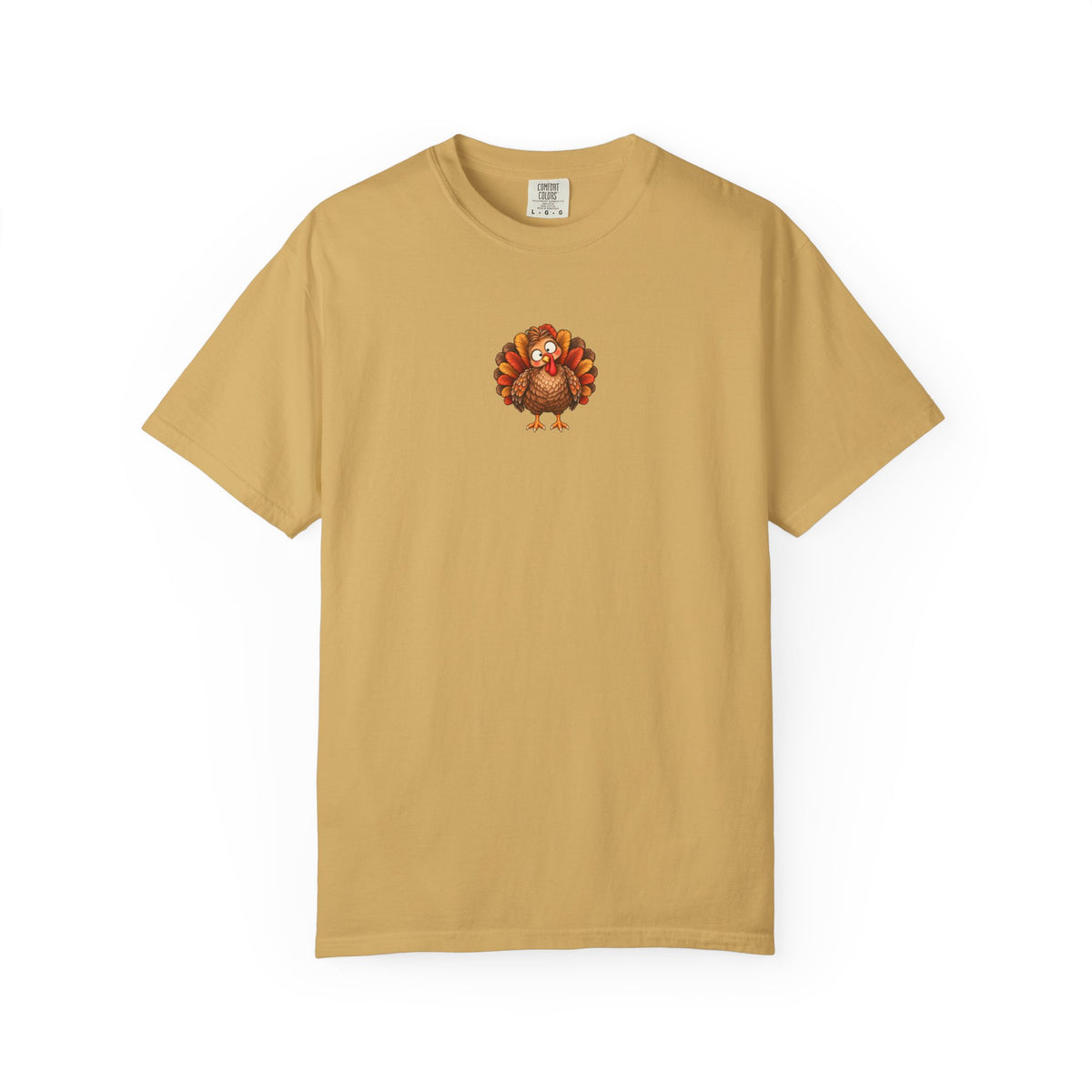 Cute Turkey Thanksgiving Tee | Comfort Colors 1717