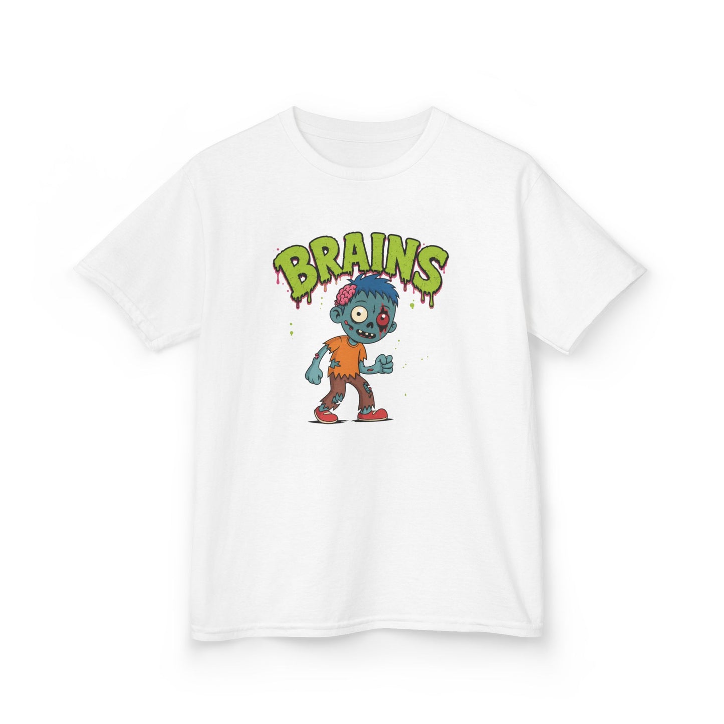 Brains Zombie Kids Halloween T-Shirt