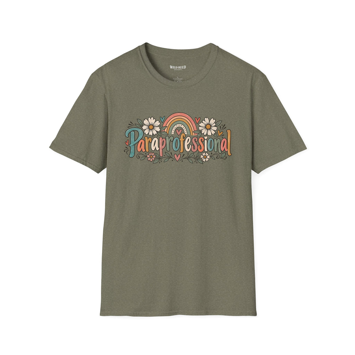 Paraprofessional Boho Graphic Tee | Paraeducator School Staff Shirt