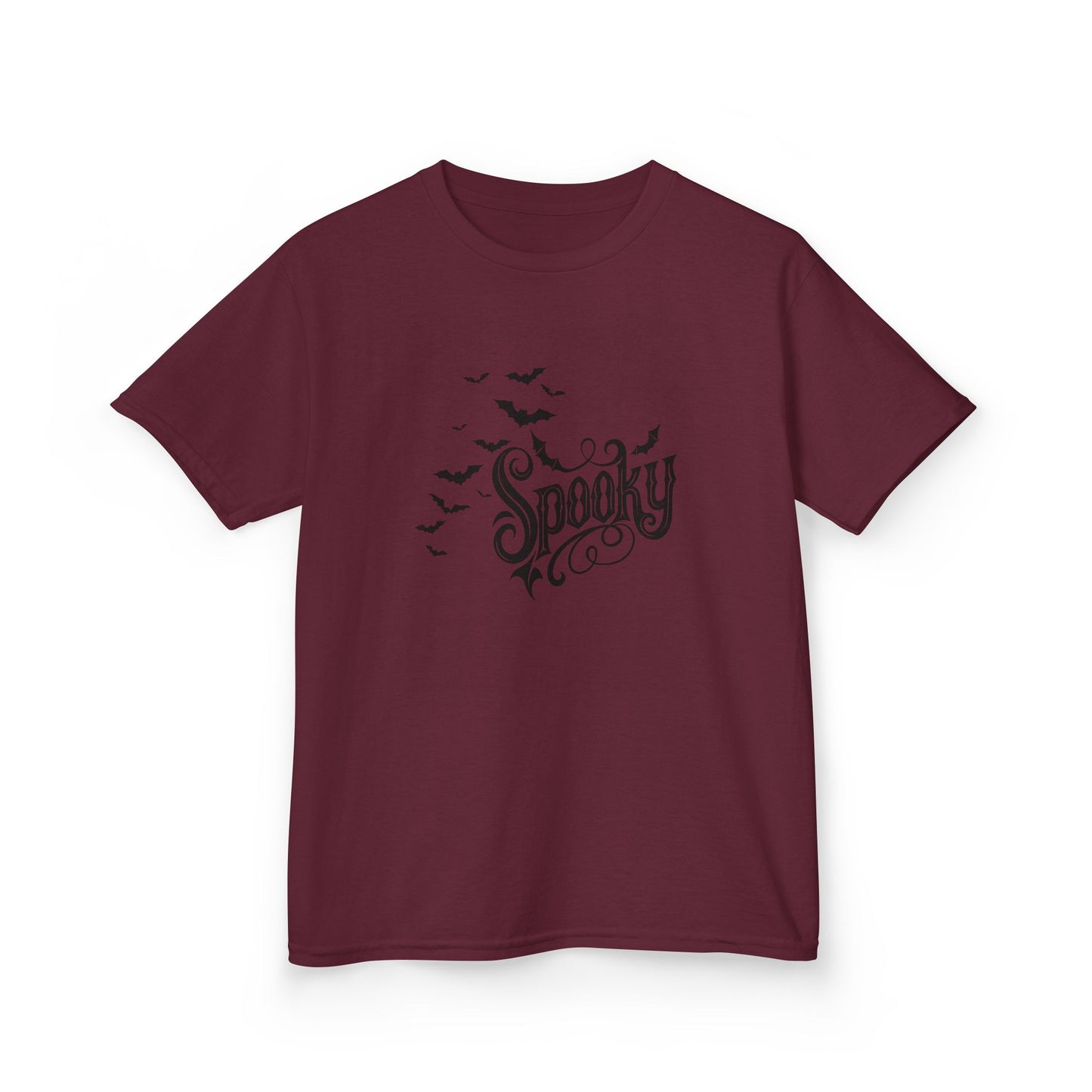 Spooky Bats Kids Halloween T-Shirt | Cute Bat Youth Graphic Tee
