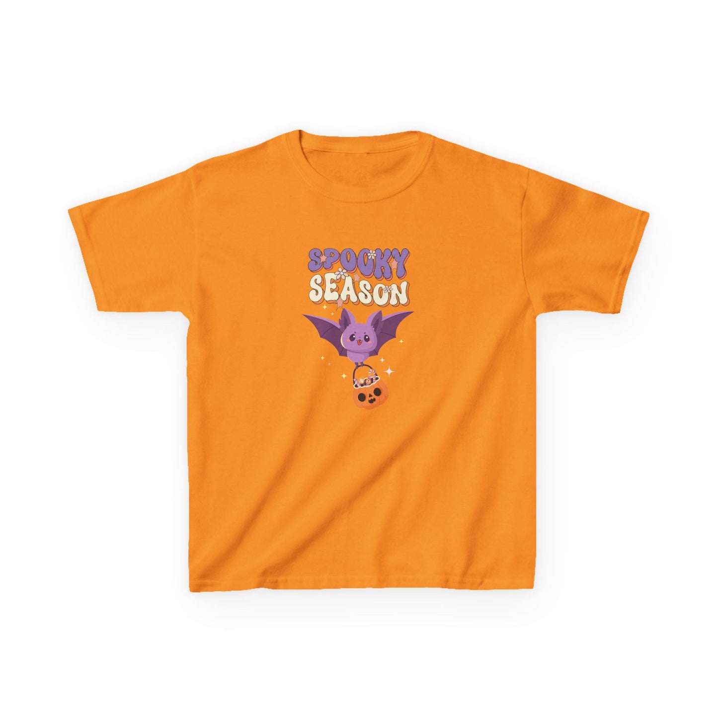 Spooky Season Bat Kids Halloween T-Shirt