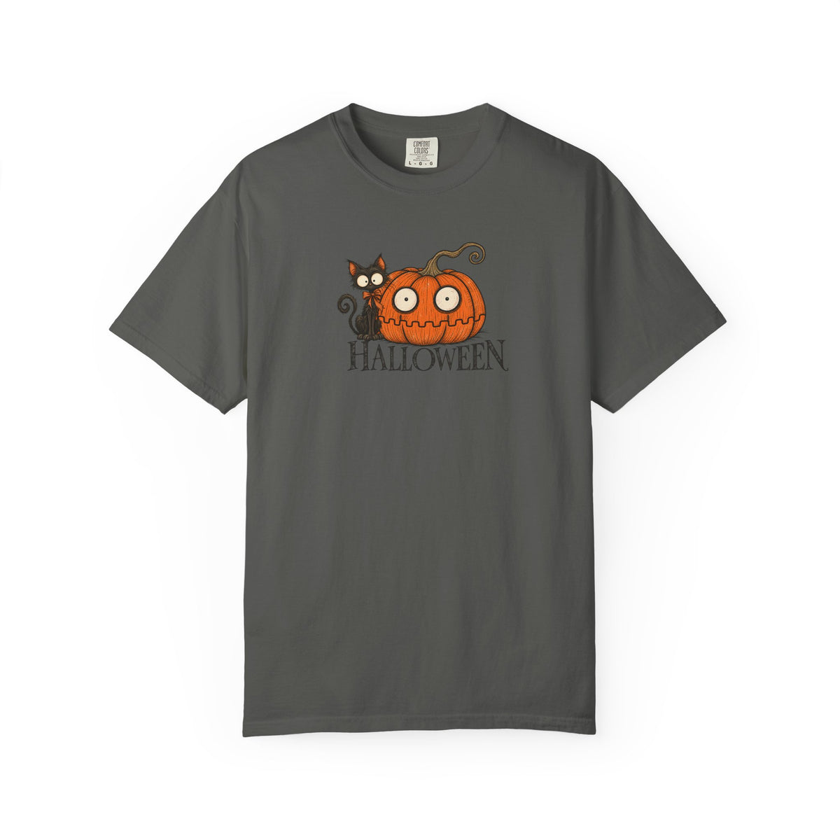 Vintage Halloween Pumpkin Graphic Tee | Comfort Colors 1717 Fall Shirt