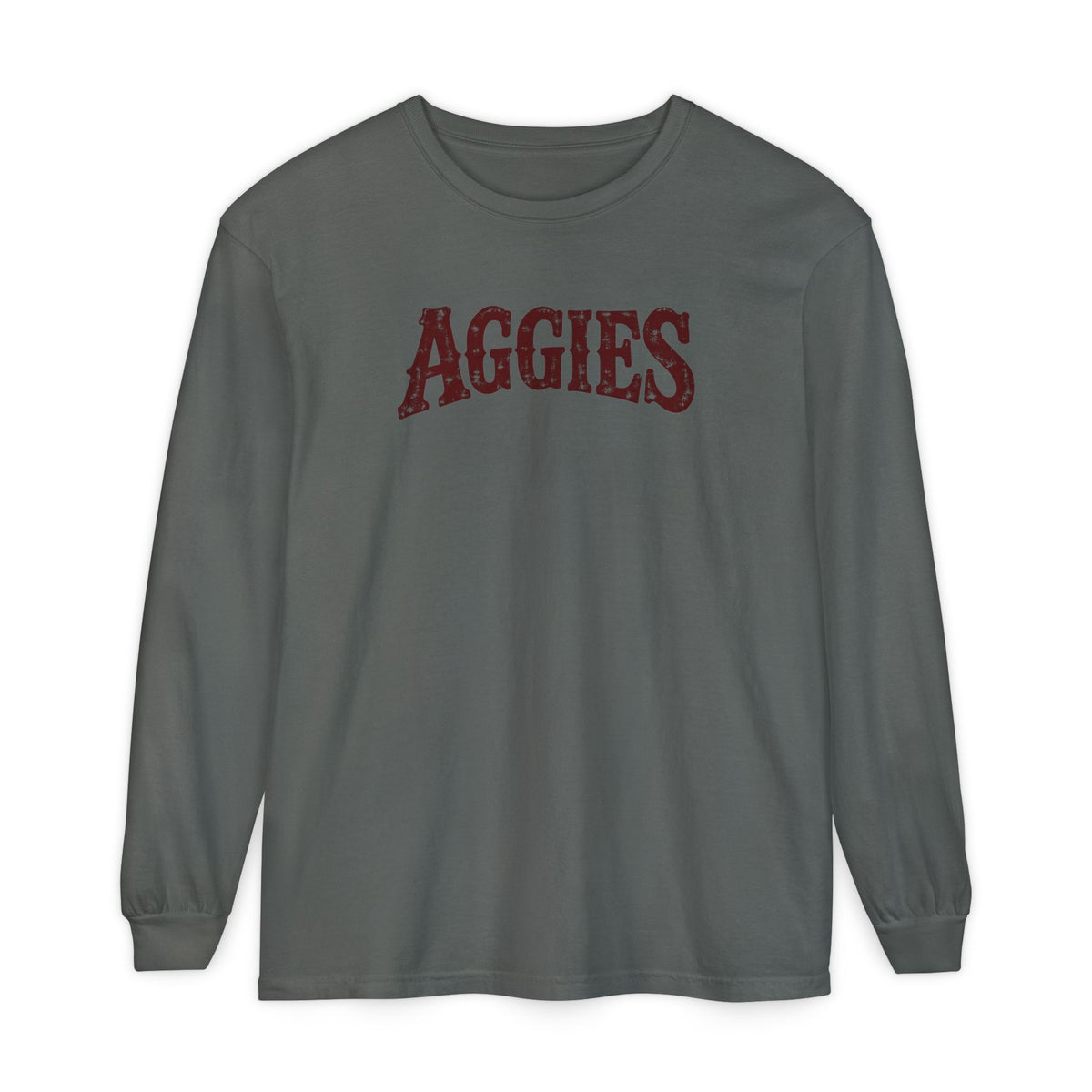 Aggies Vintage Collegiate Long Sleeve Tee | Comfort Colors 6014