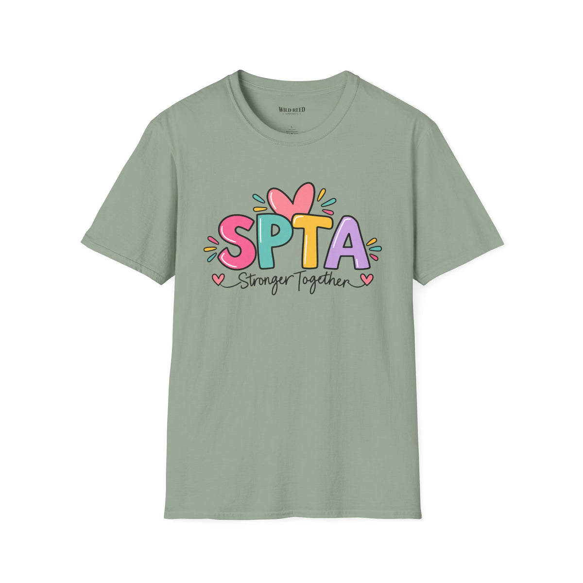 SPTA Stronger Together Graphic Tee | School Support Staff Shirt