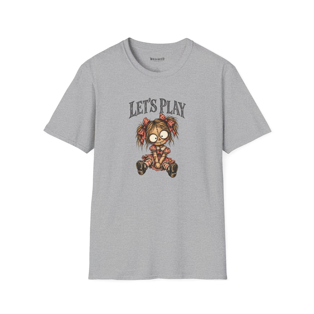 Let’s Play Creepy Doll Halloween T-Shirt