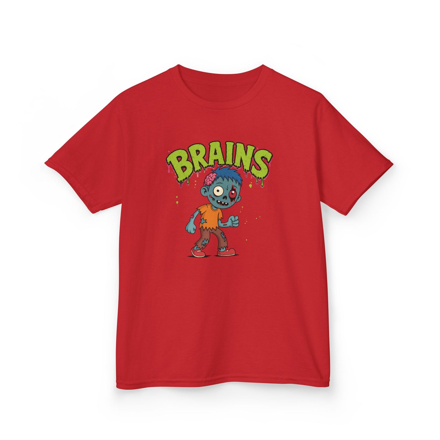 Brains Zombie Kids Halloween T-Shirt