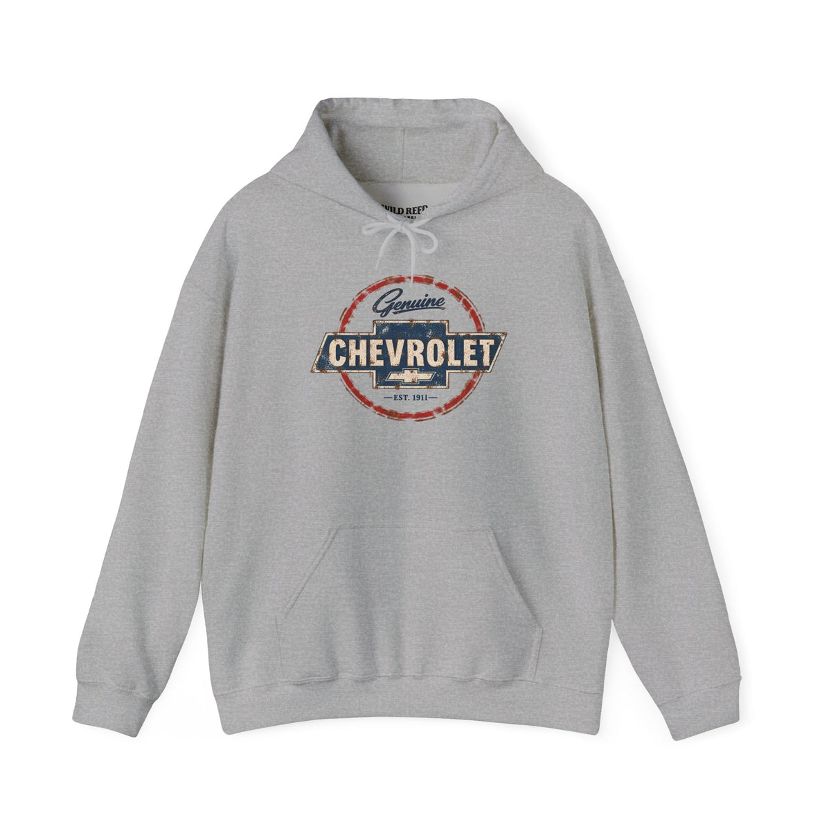 Vintage Genuine Chevrolet Graphic Hoodie | Retro Classic Car Sweatshirt