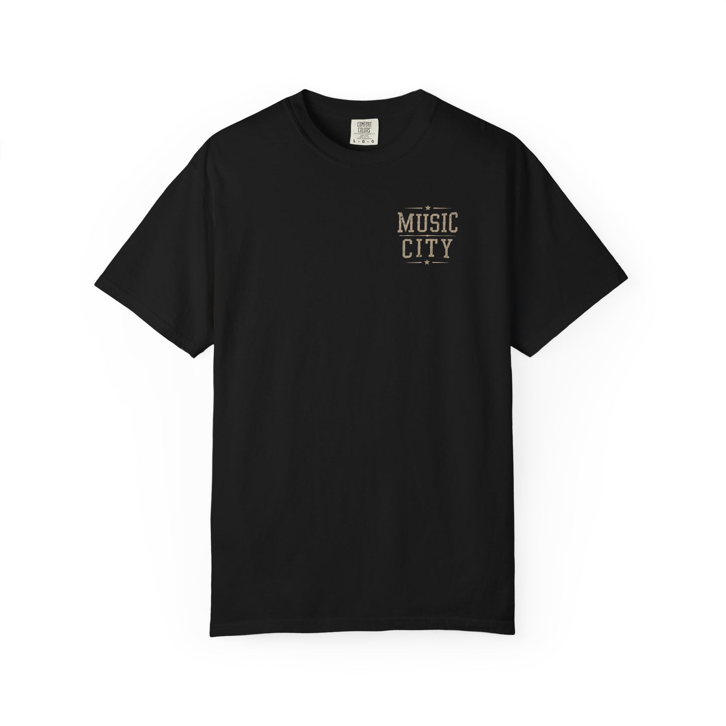 Nashville Guitar Graphic Tee | Vintage Country Music Shirt